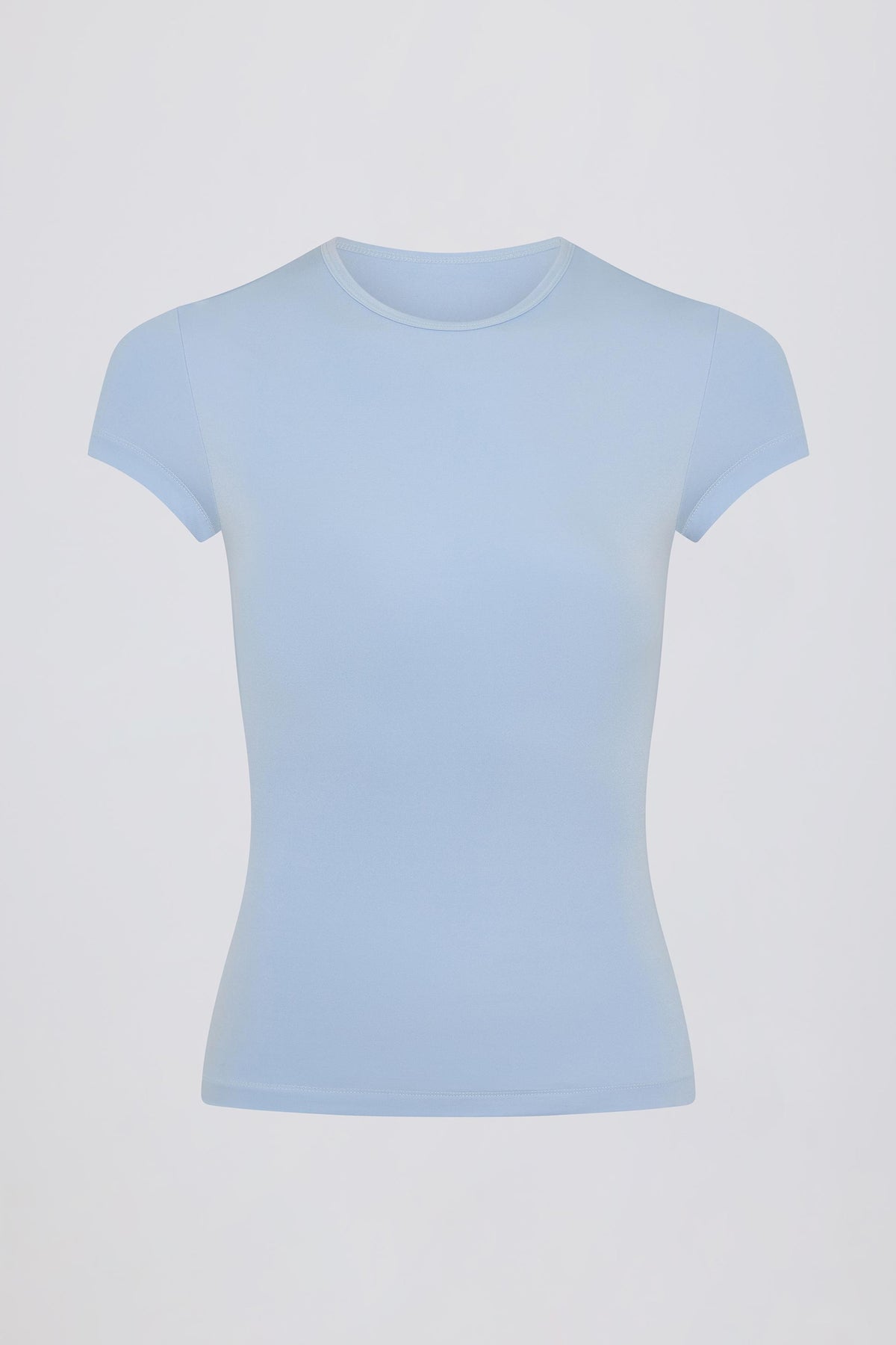 Cut-out Longline T-shirt In Sky