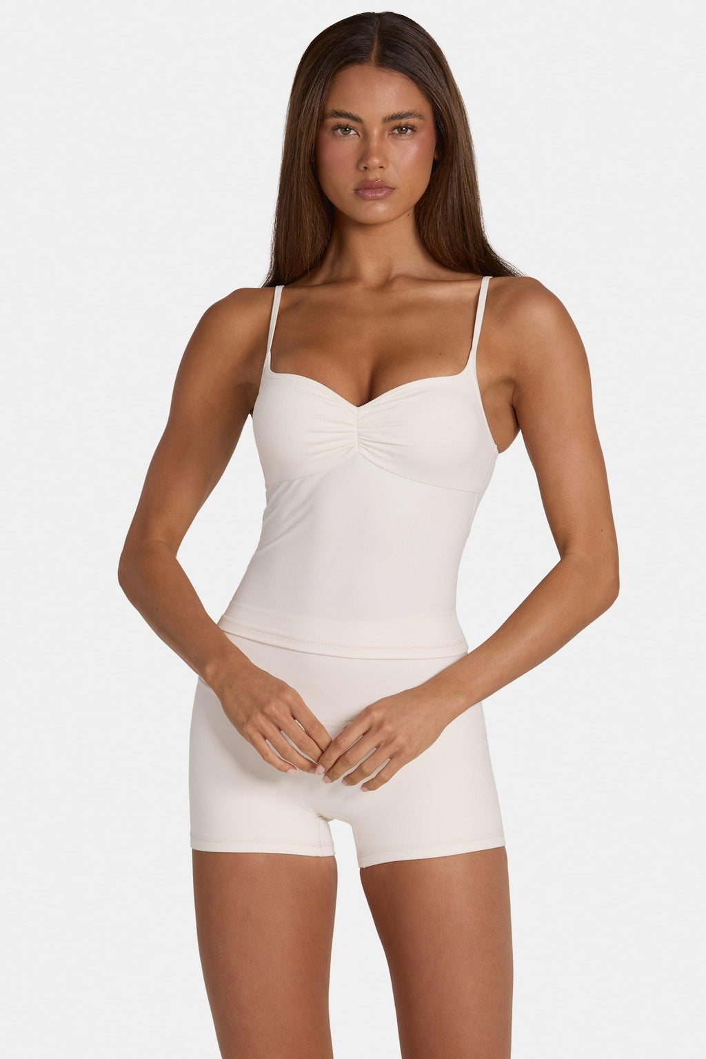 Soft Active Tank Top In Coconut