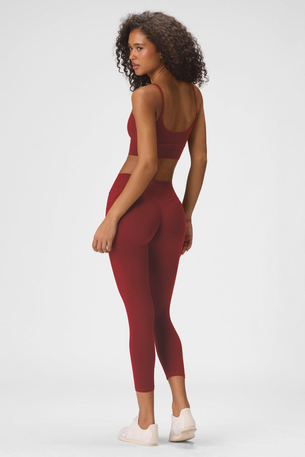 Soft Active 7/8 Leggings In Dark Cherry