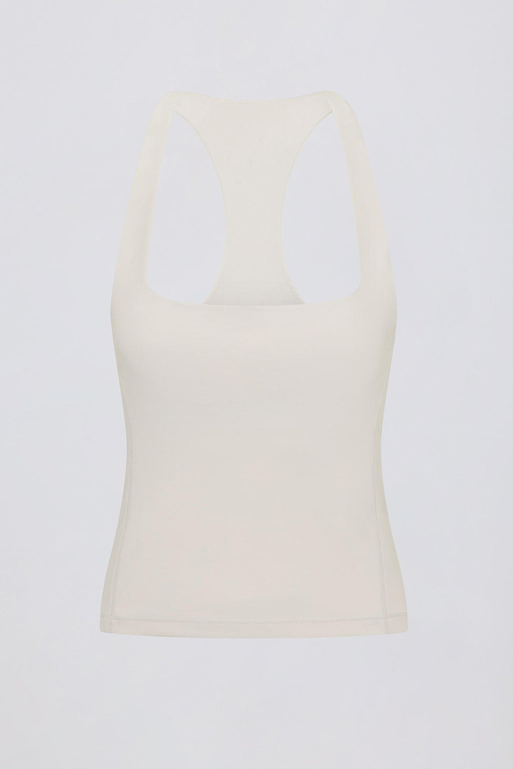 Soft Active Racerback Tank Top In Oat