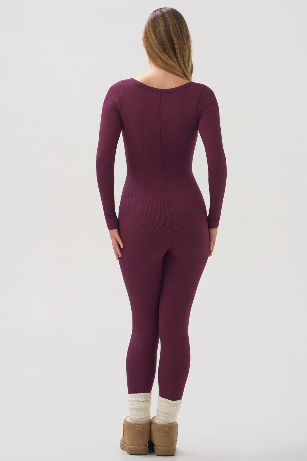 Buttercloud™ 7/8 Jumpsuit In Plum