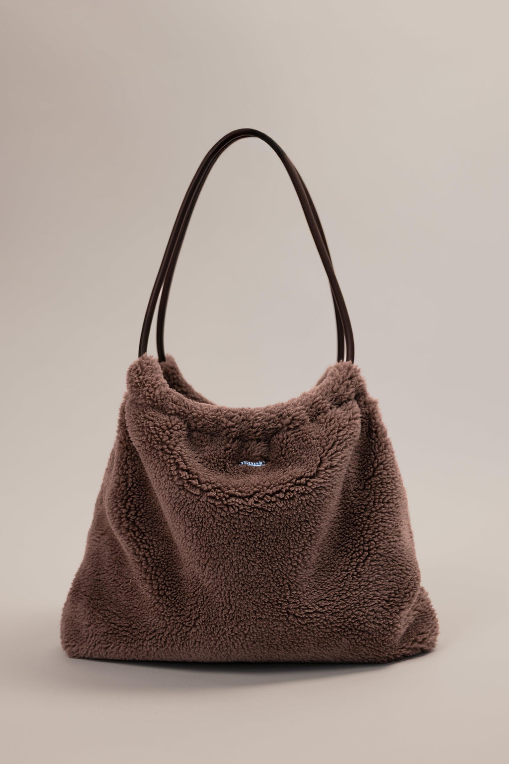 Teddy Fleece Bag In Chestnut