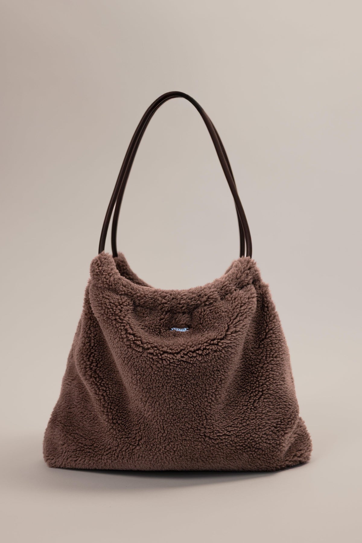 Teddy Fleece Bag In Chestnut