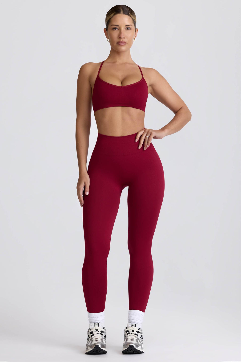 Super Sculpt Seamless Leggings In Cherry