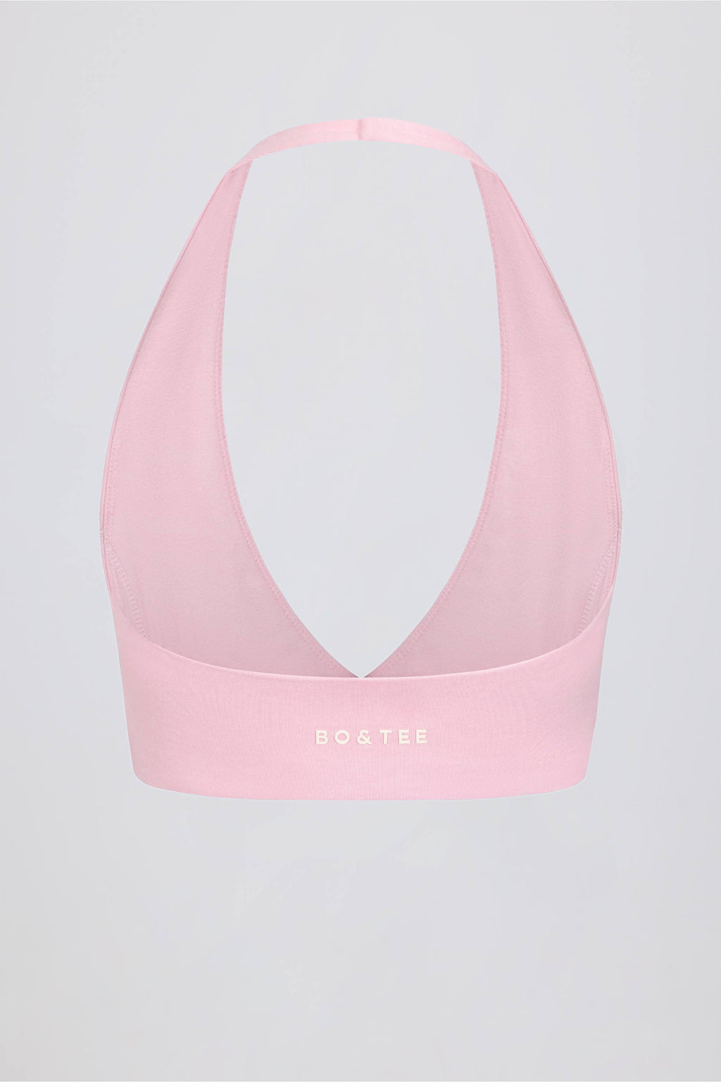 Brushed Jersey V-neck Sports Bra In Bloom