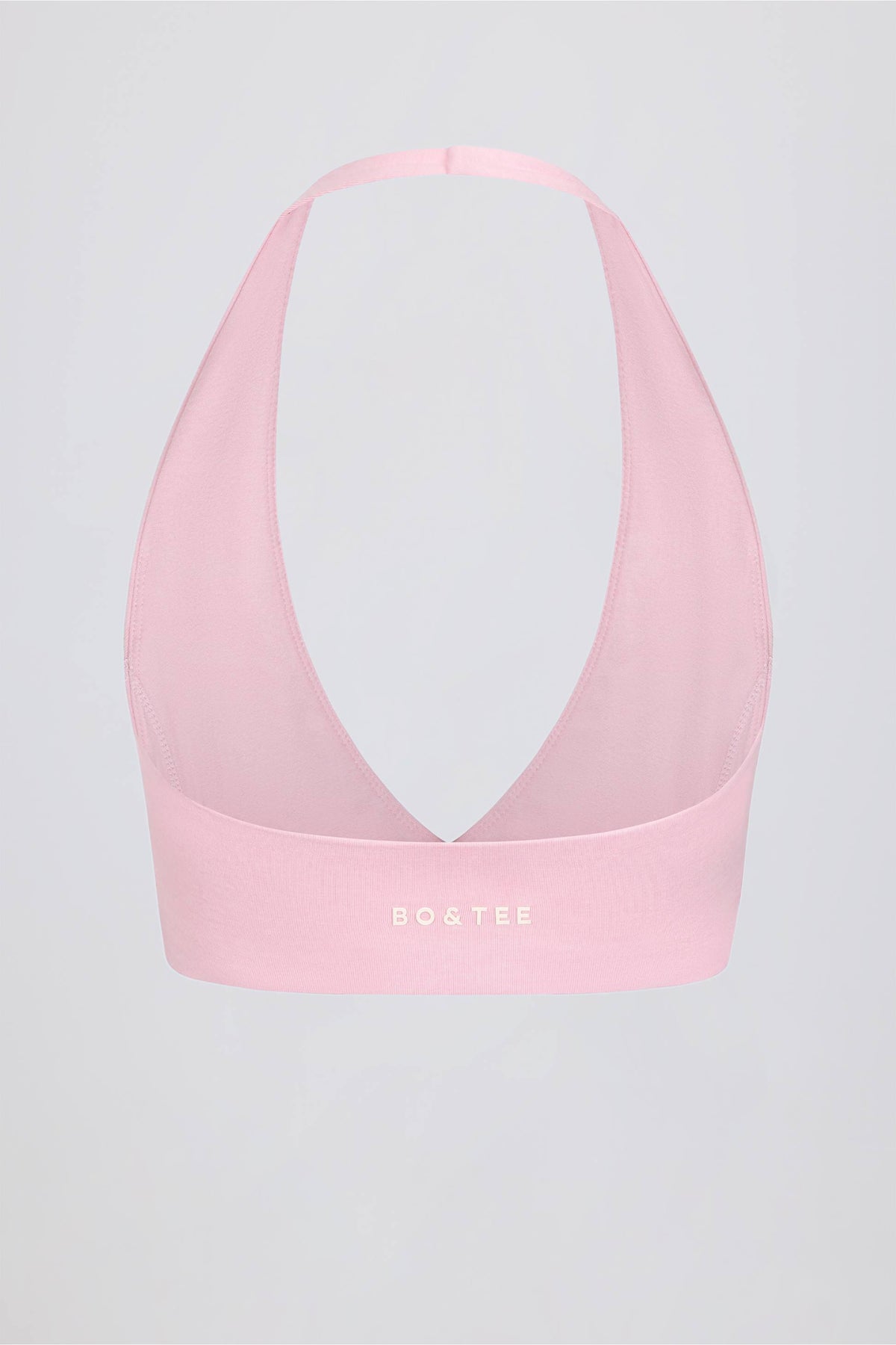 Brushed Jersey V-neck Sports Bra In Bloom