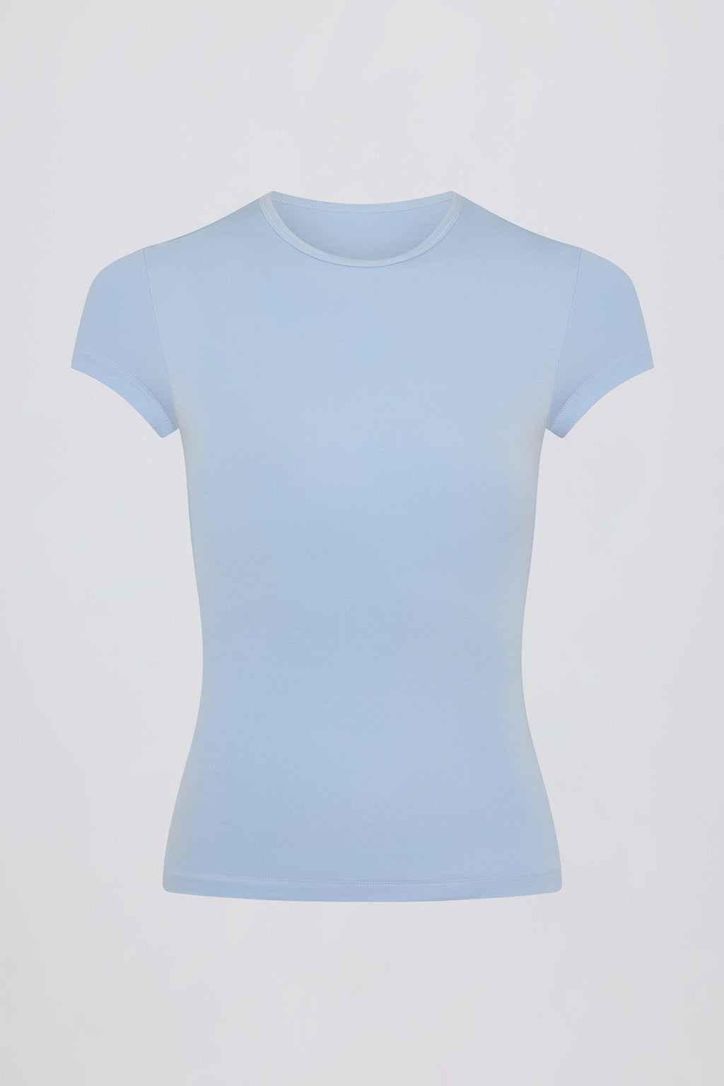 Cut-out Longline T-shirt In Sky