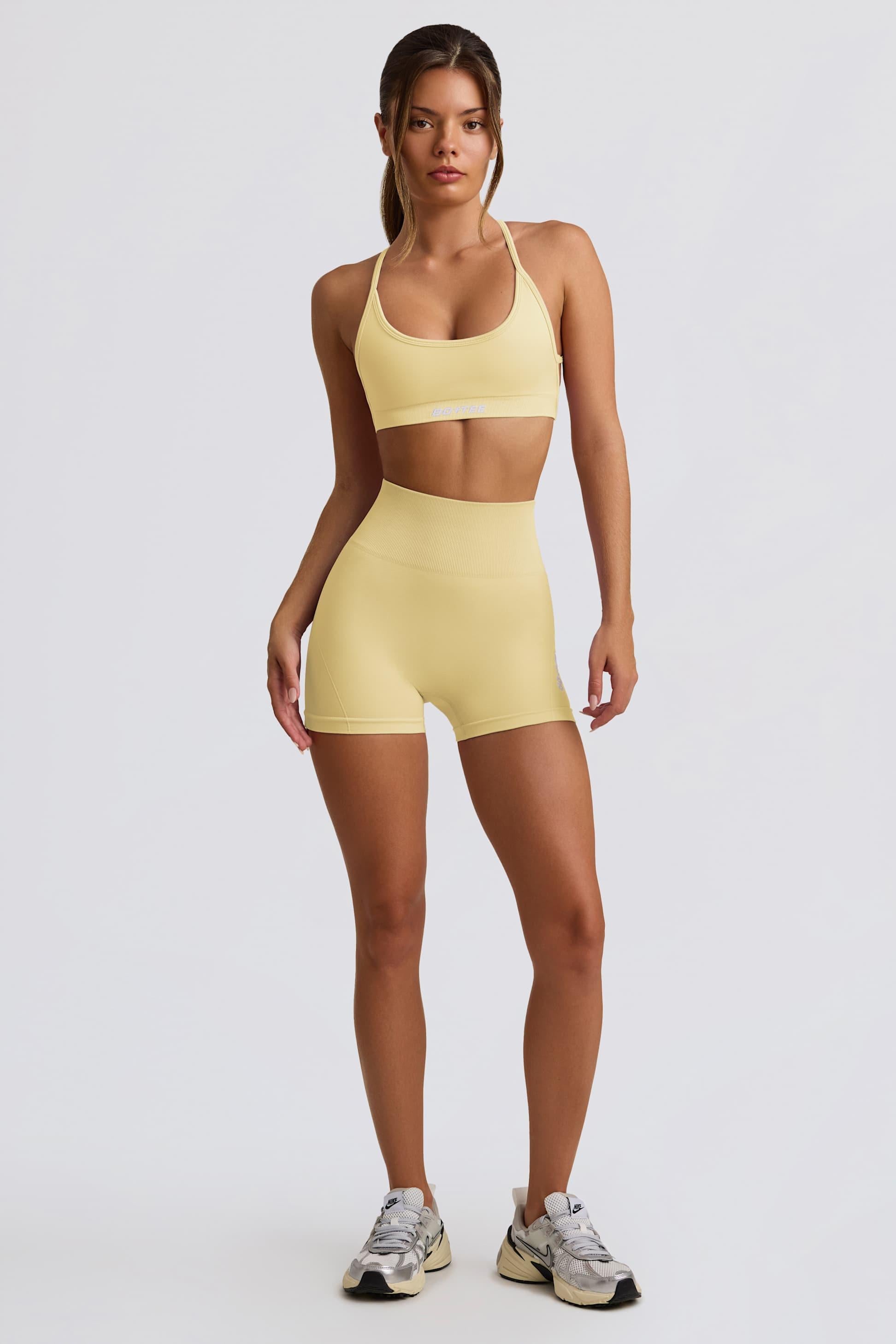 Super Sculpt Seamless Mini Shorts In Butter