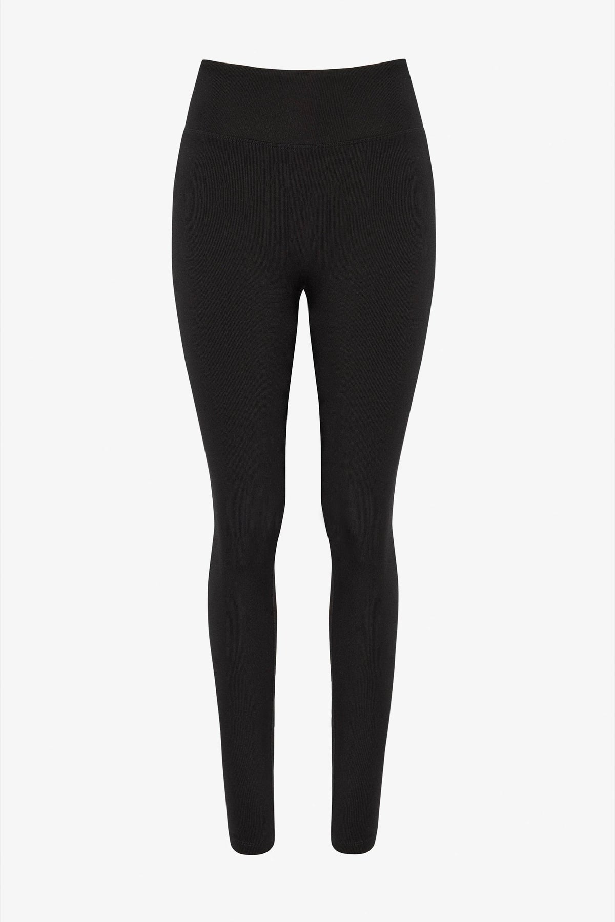 Thermal Base-layer Leggings In Black