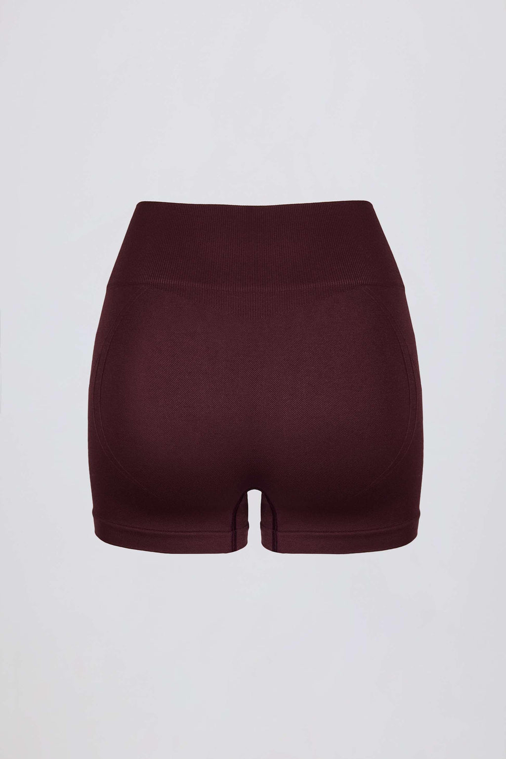 Super Sculpt Seamless Mini Shorts In Burgundy
