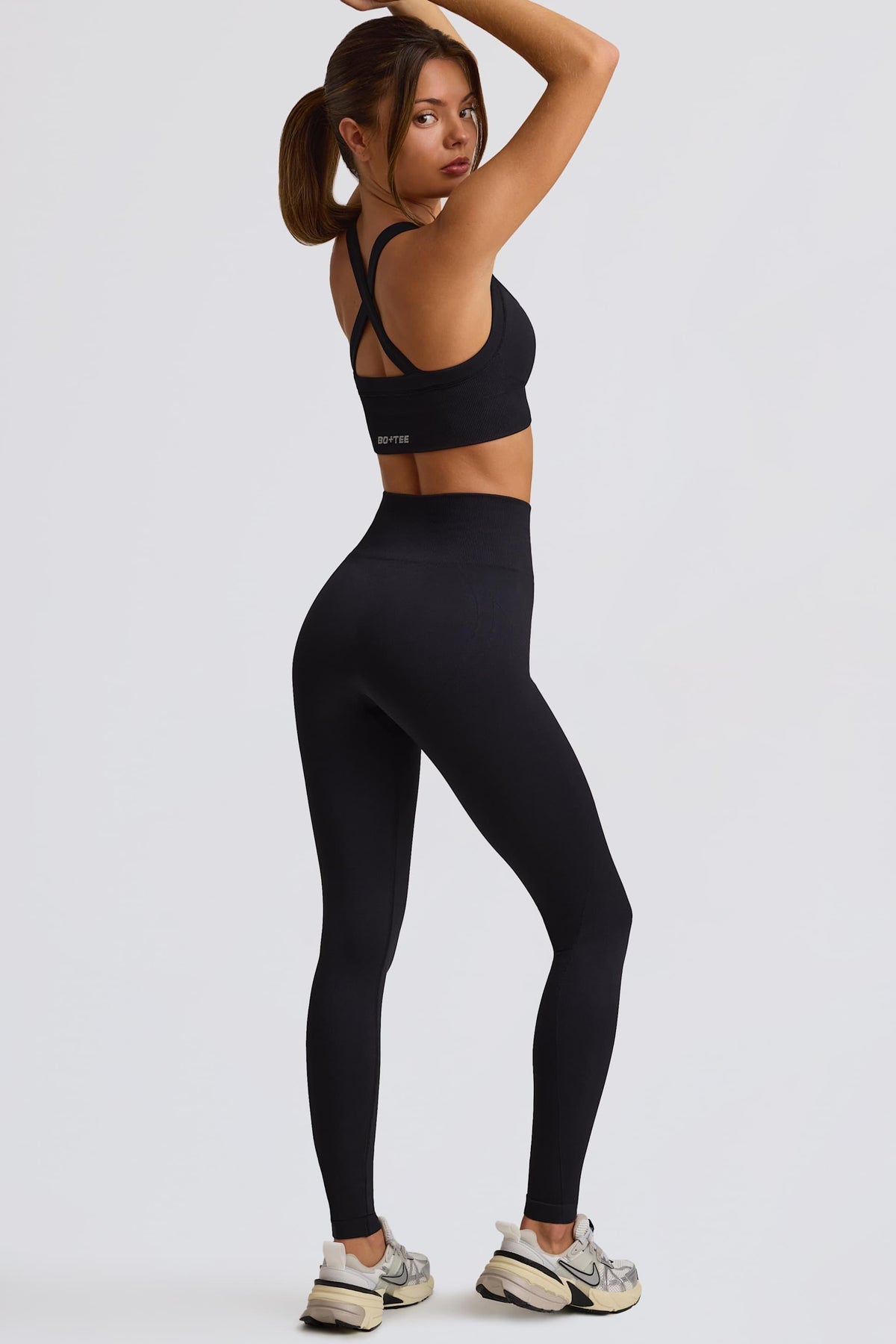 Super Sculpt Seamless High-waist Leggings In Black