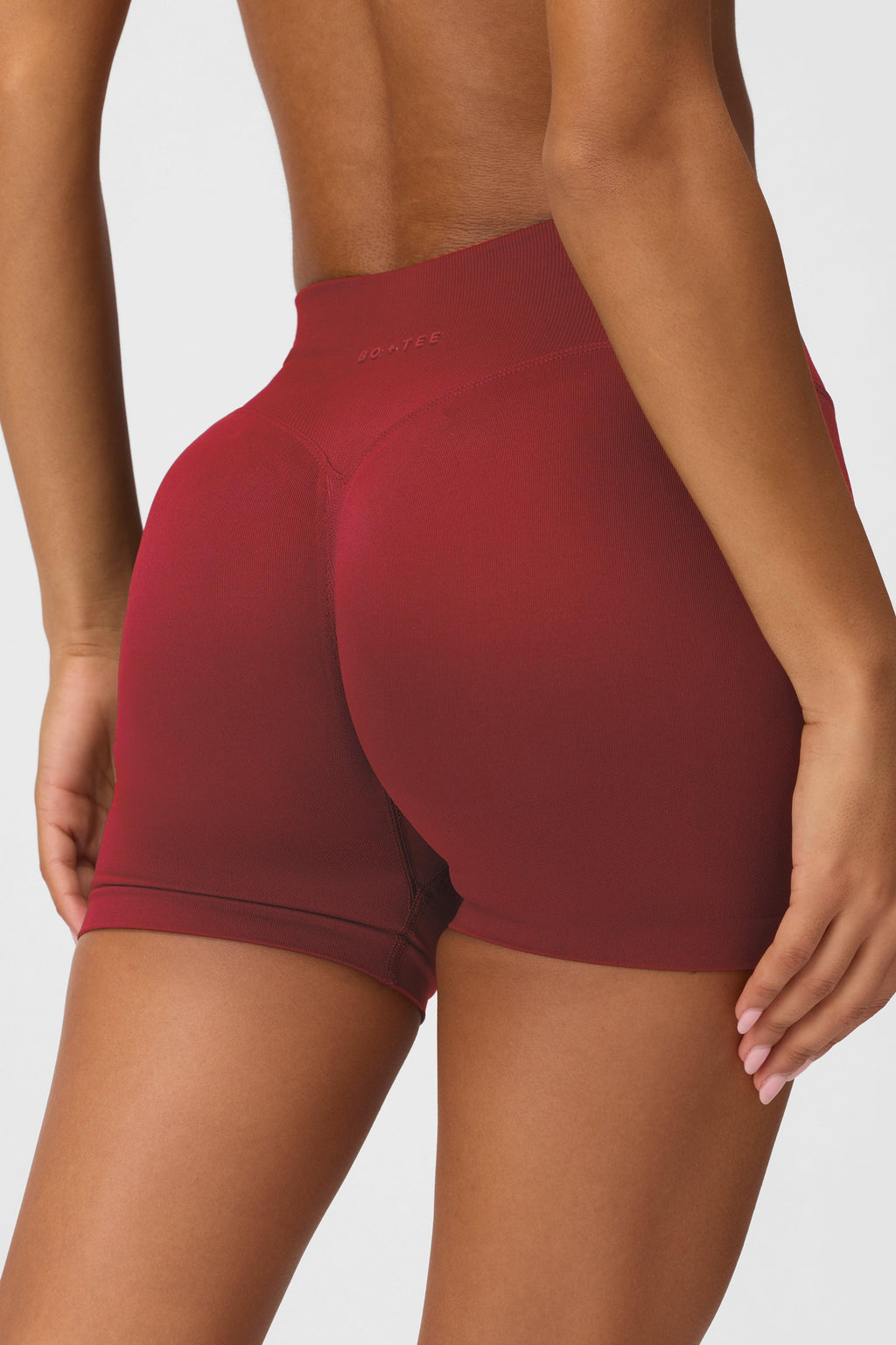 Seamless Shorts In Dark Cherry