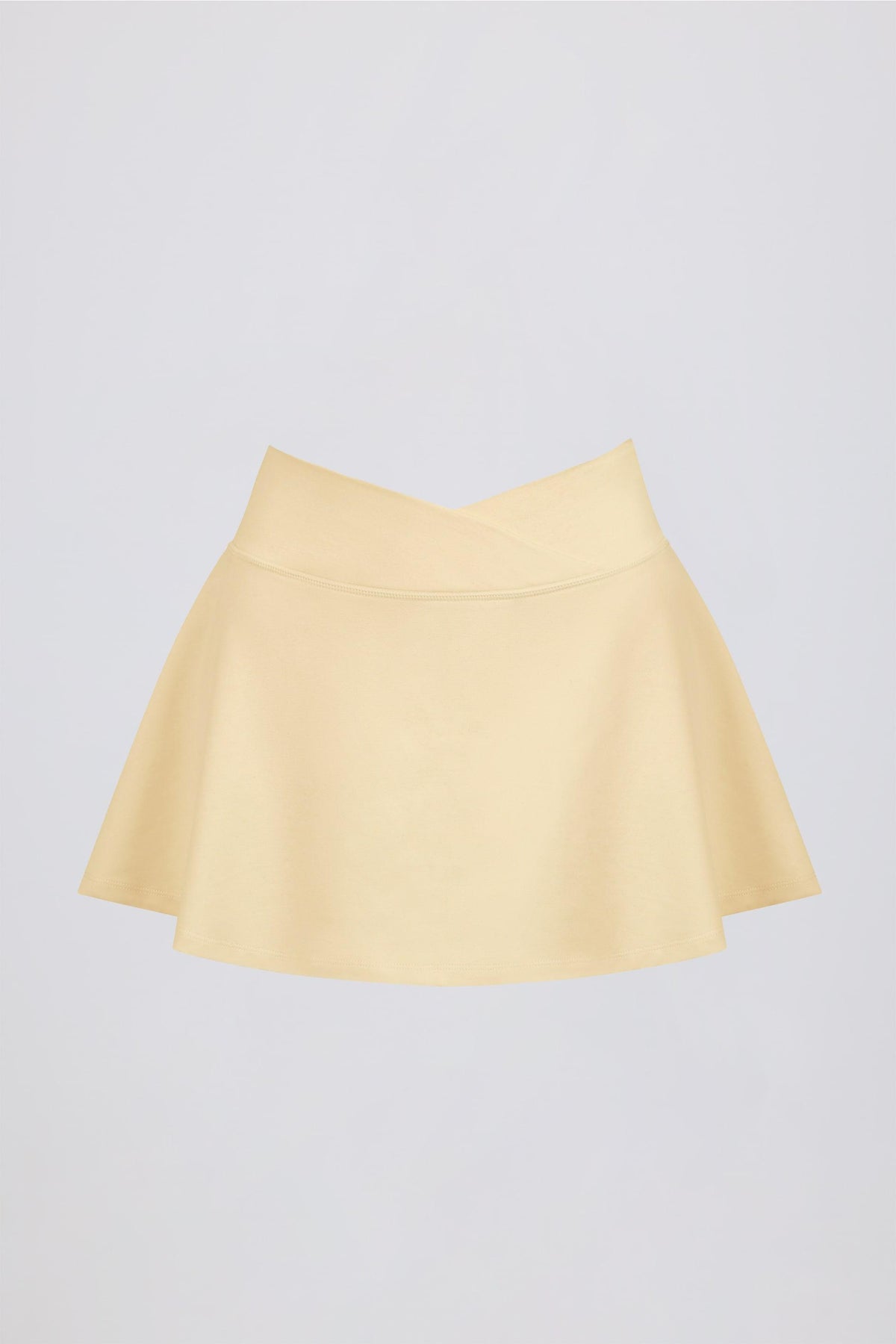 Soft Active Mini Skort In Lemon Marl