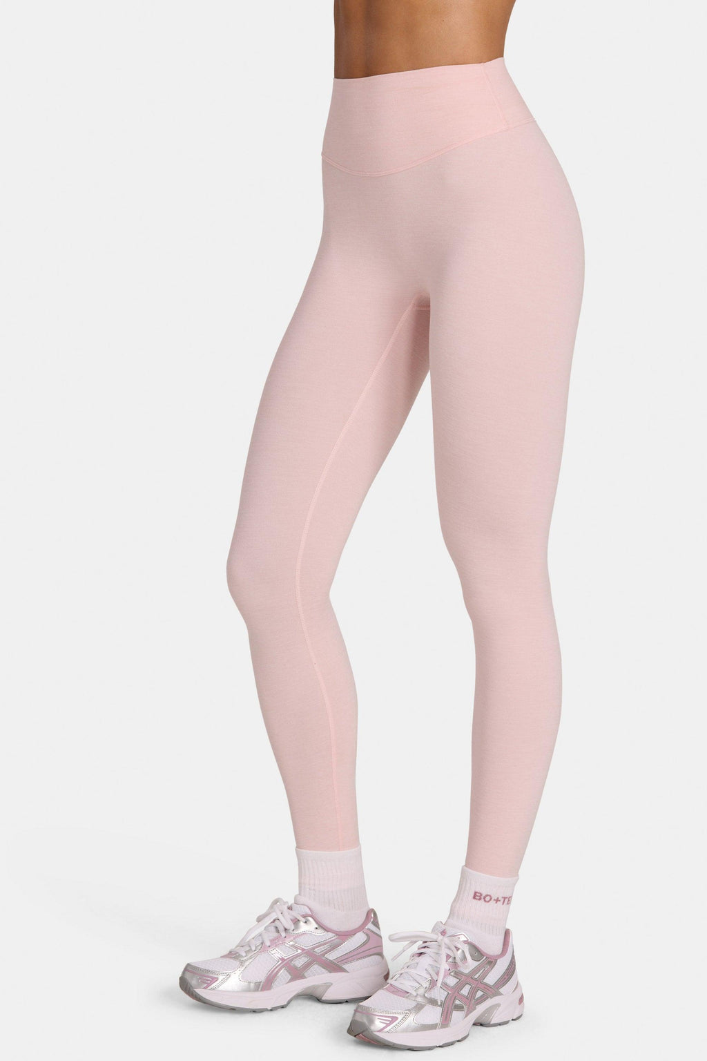 Soft Active Full-length Leggings In Blush Marl
