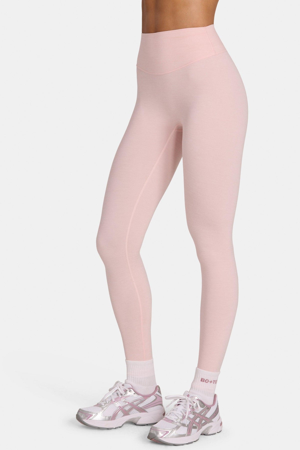 Soft Active Full-length Leggings In Blush Marl