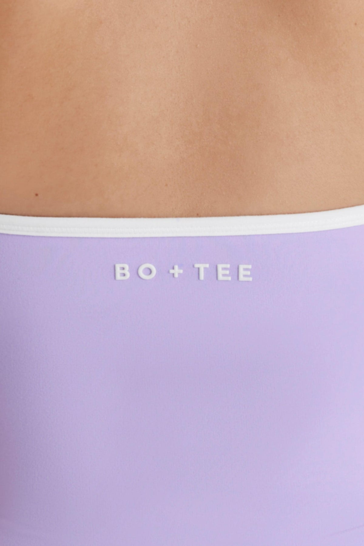Soft Active V-neck Halterneck Top In Lilac