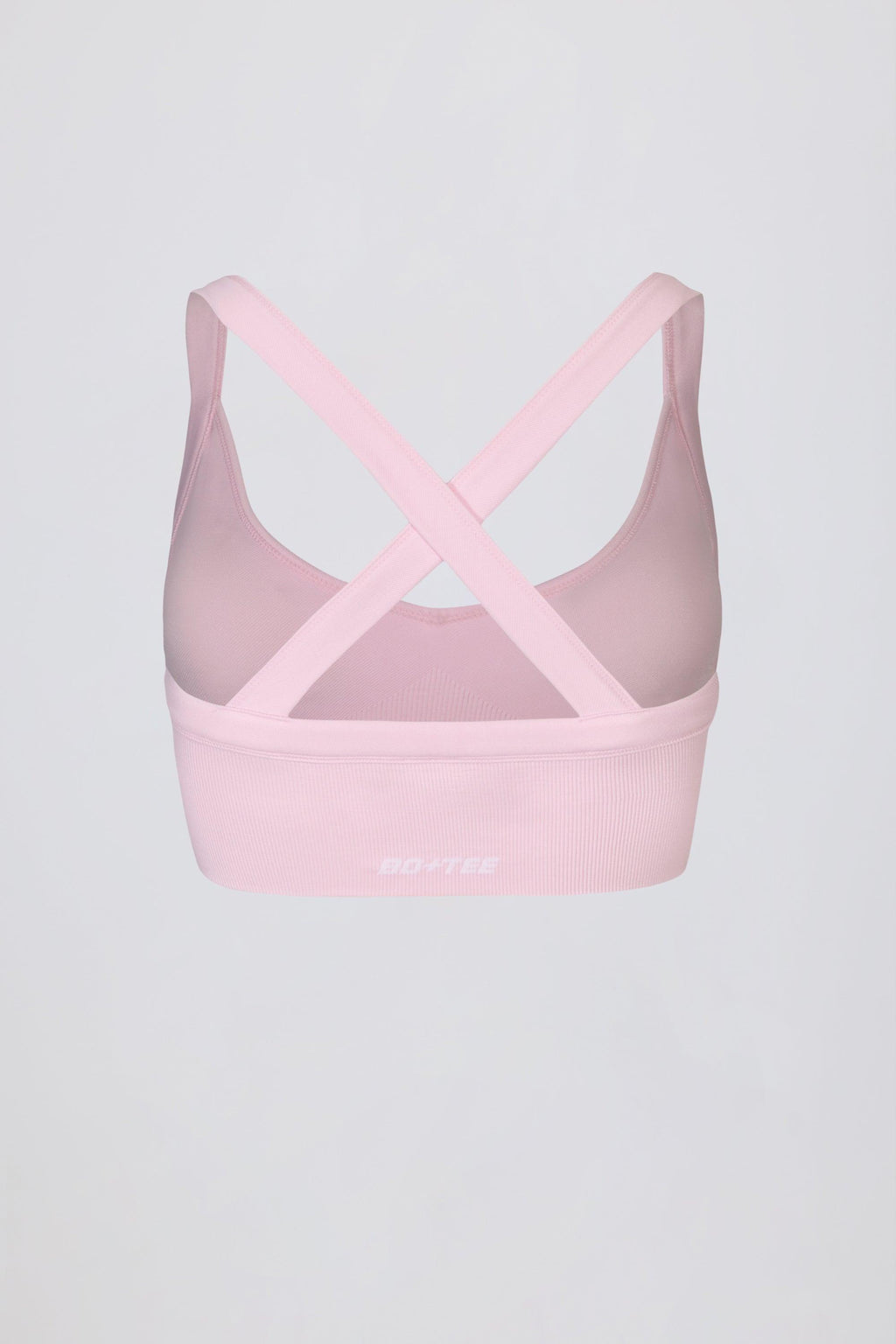 Super Sculpt Seamless Crossback Sports Bra In Soft Pink