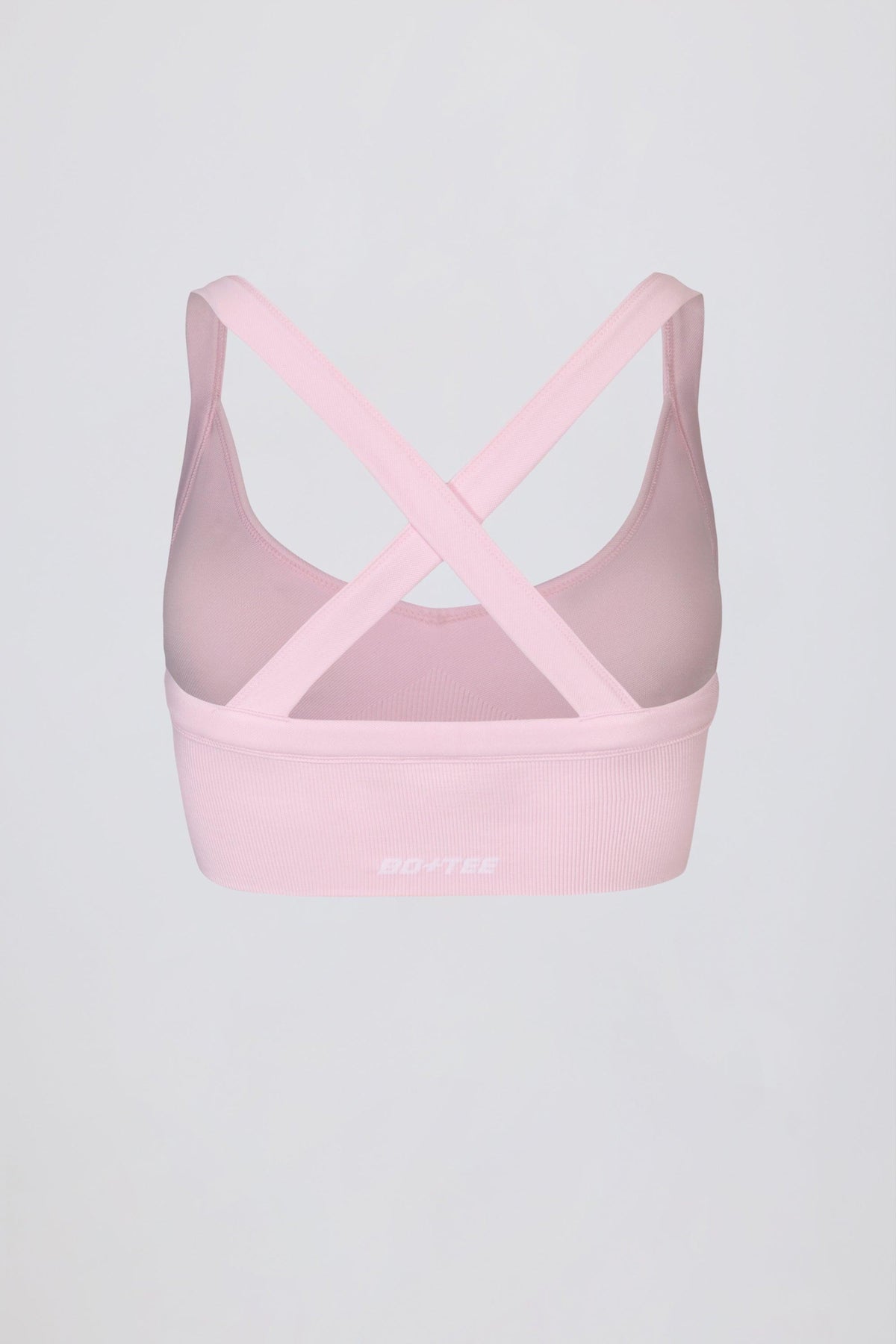 Super Sculpt Seamless Crossback Sports Bra In Soft Pink