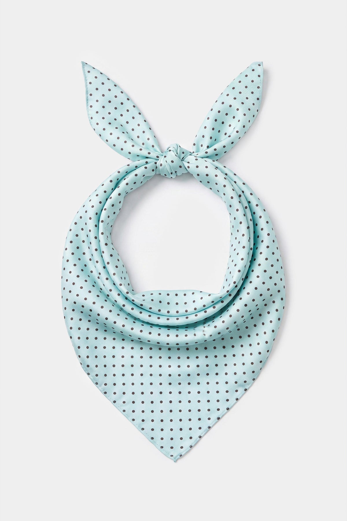 Satin Multi-way Scarf In Mint Chip