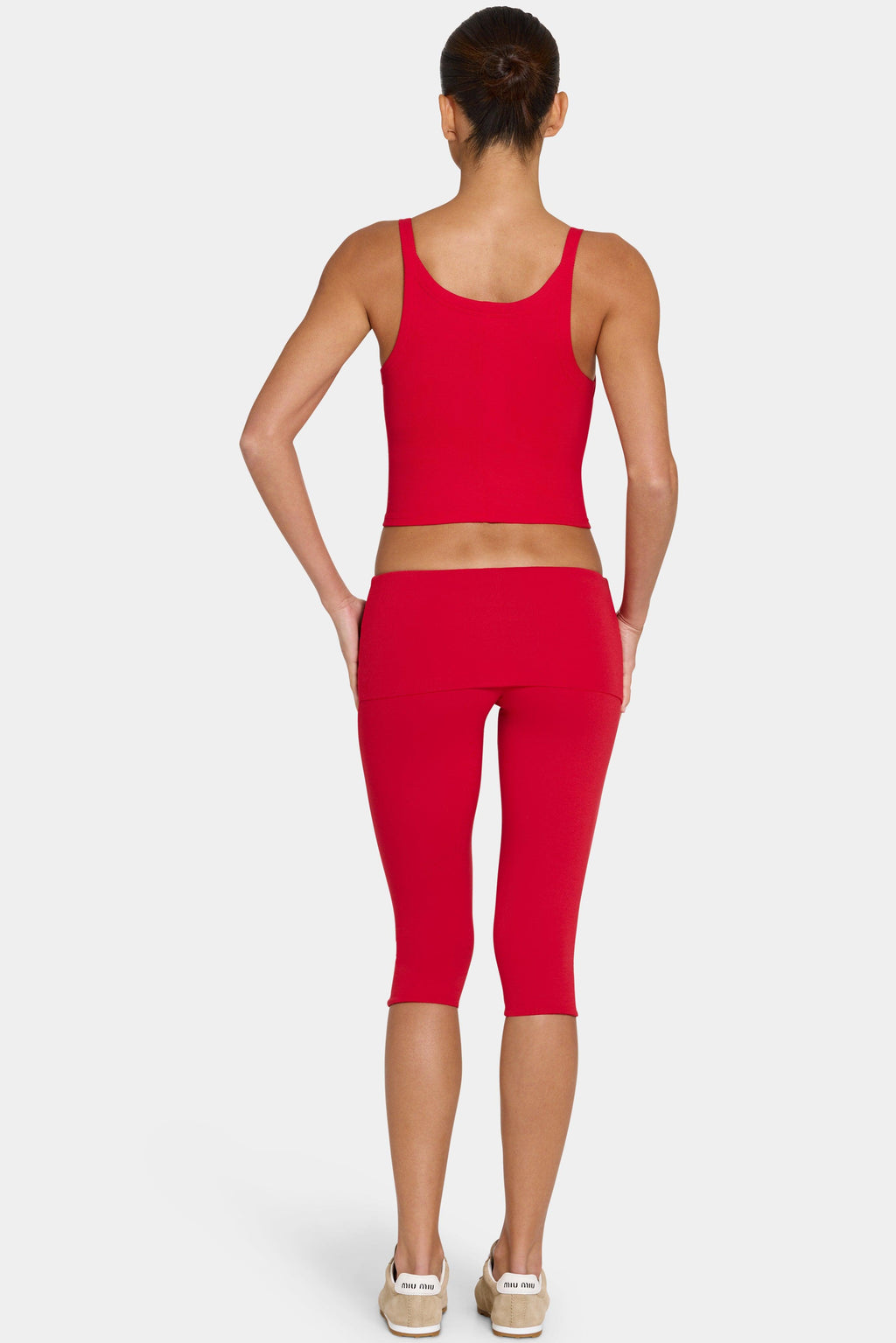 Buttercloud™ Capri Leggings In Chilli
