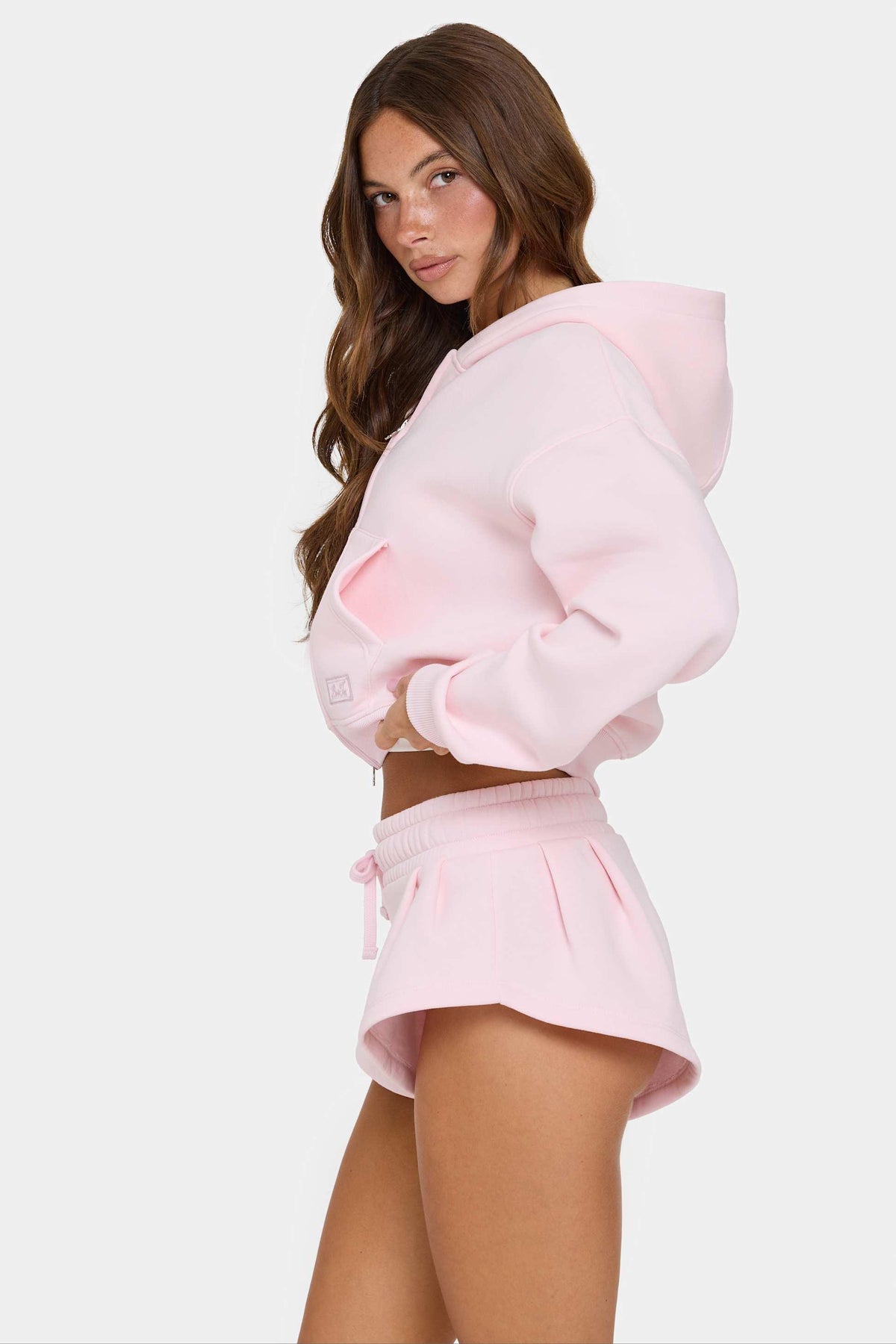 Mid-rise Mini Shorts In Sorbet