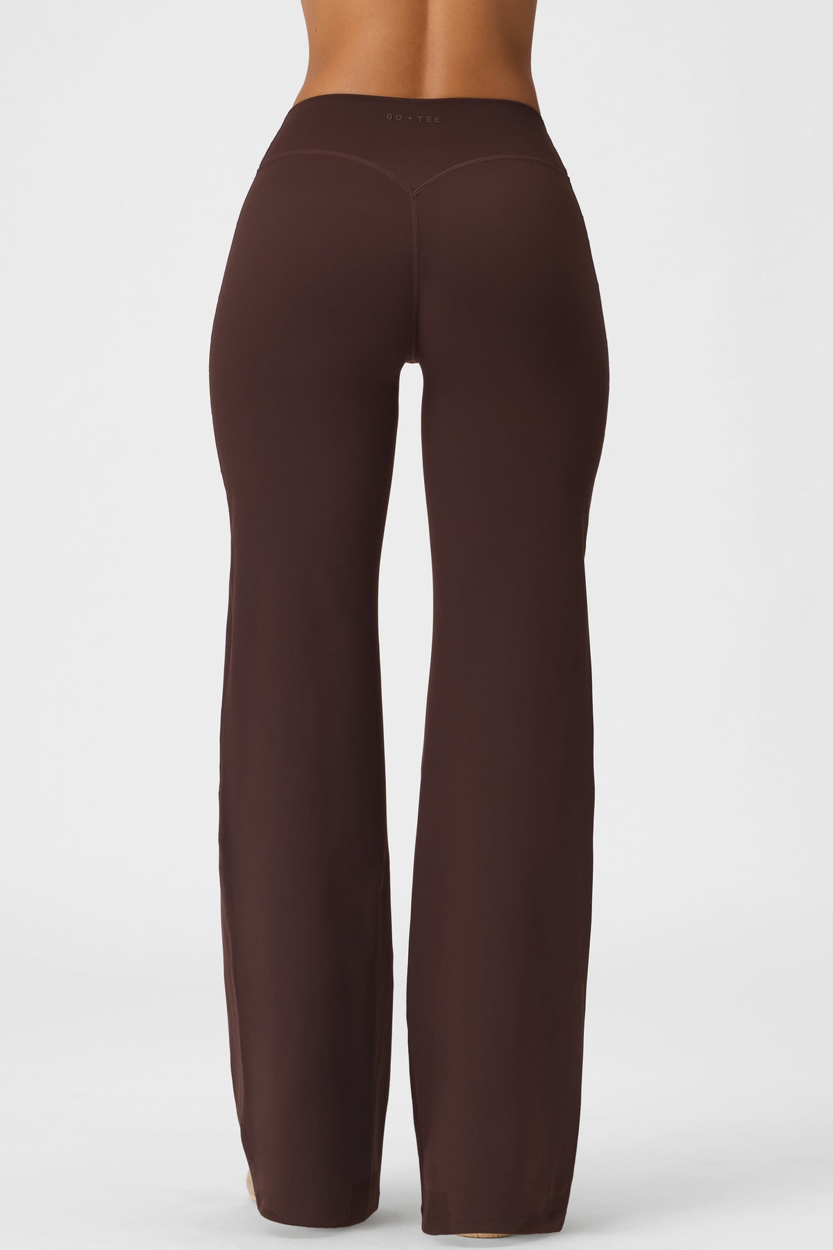 Soft Active Wide-leg Trousers In Espresso