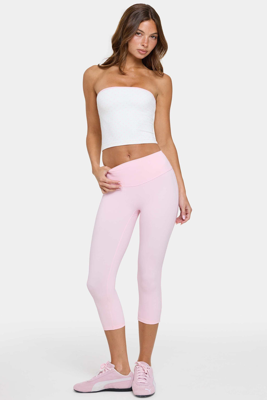 Soft Active Capri Leggings In Sorbet