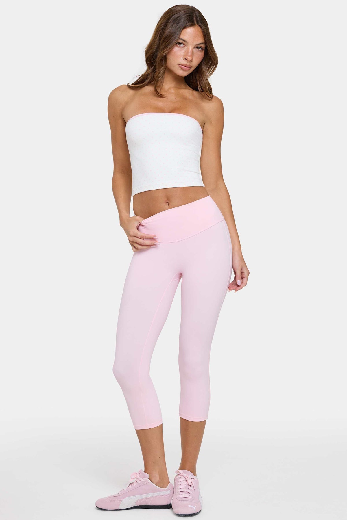 Soft Active Capri Leggings In Sorbet