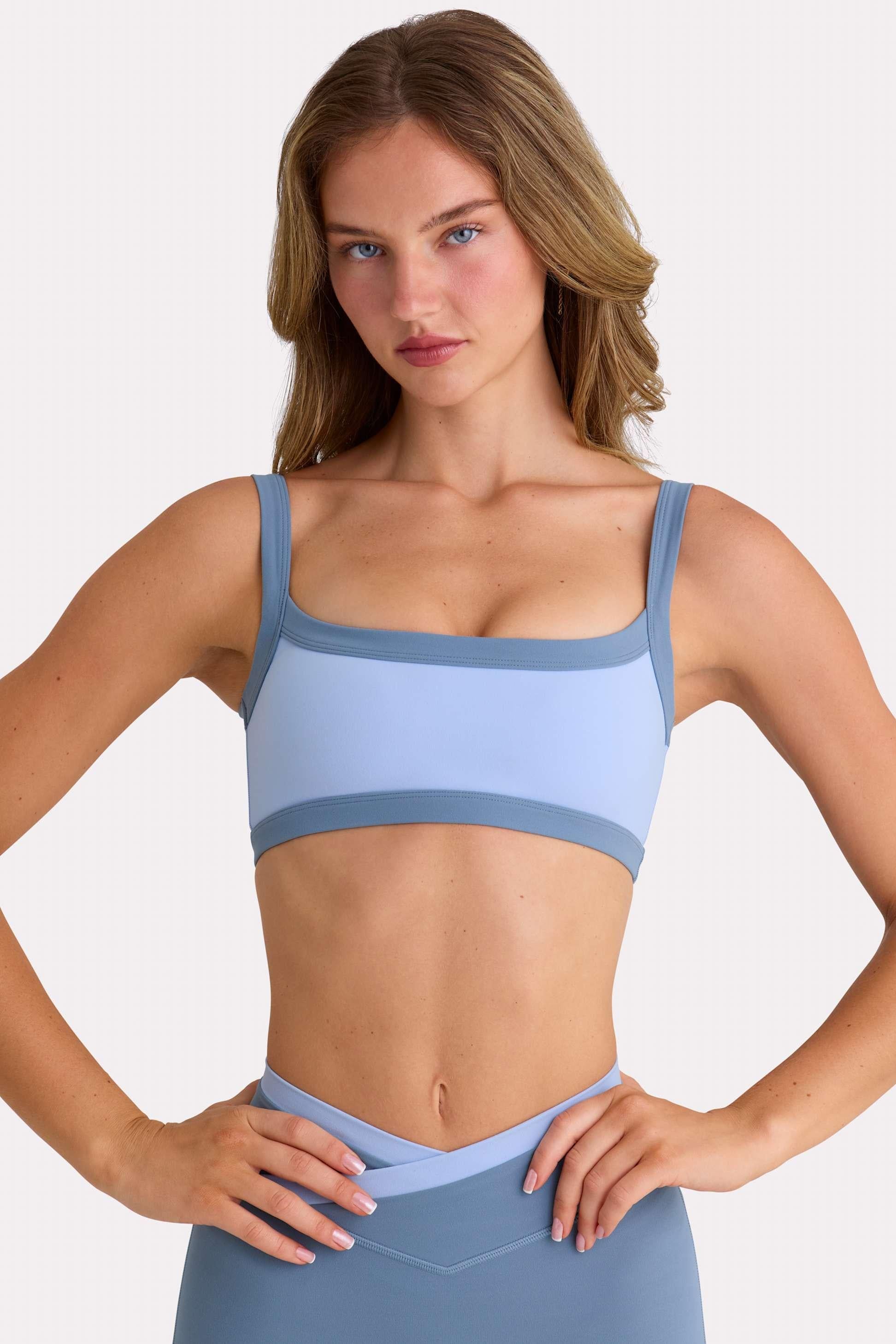 Soft Active Sports Bra In Sky
