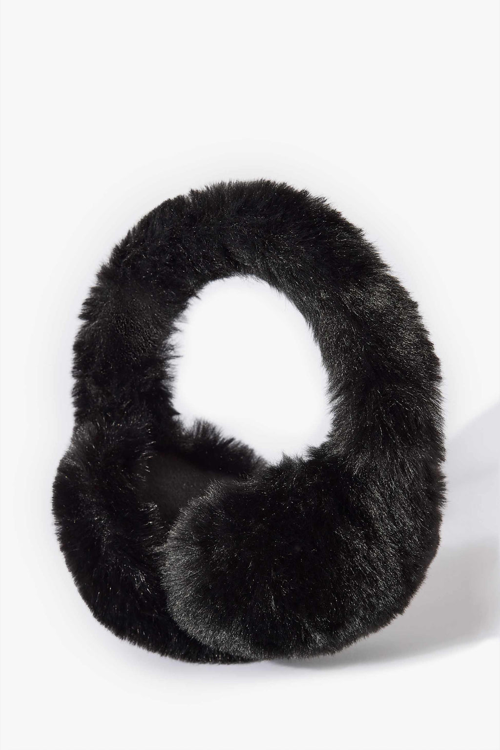 Faux-fur Earmuffs In Black
