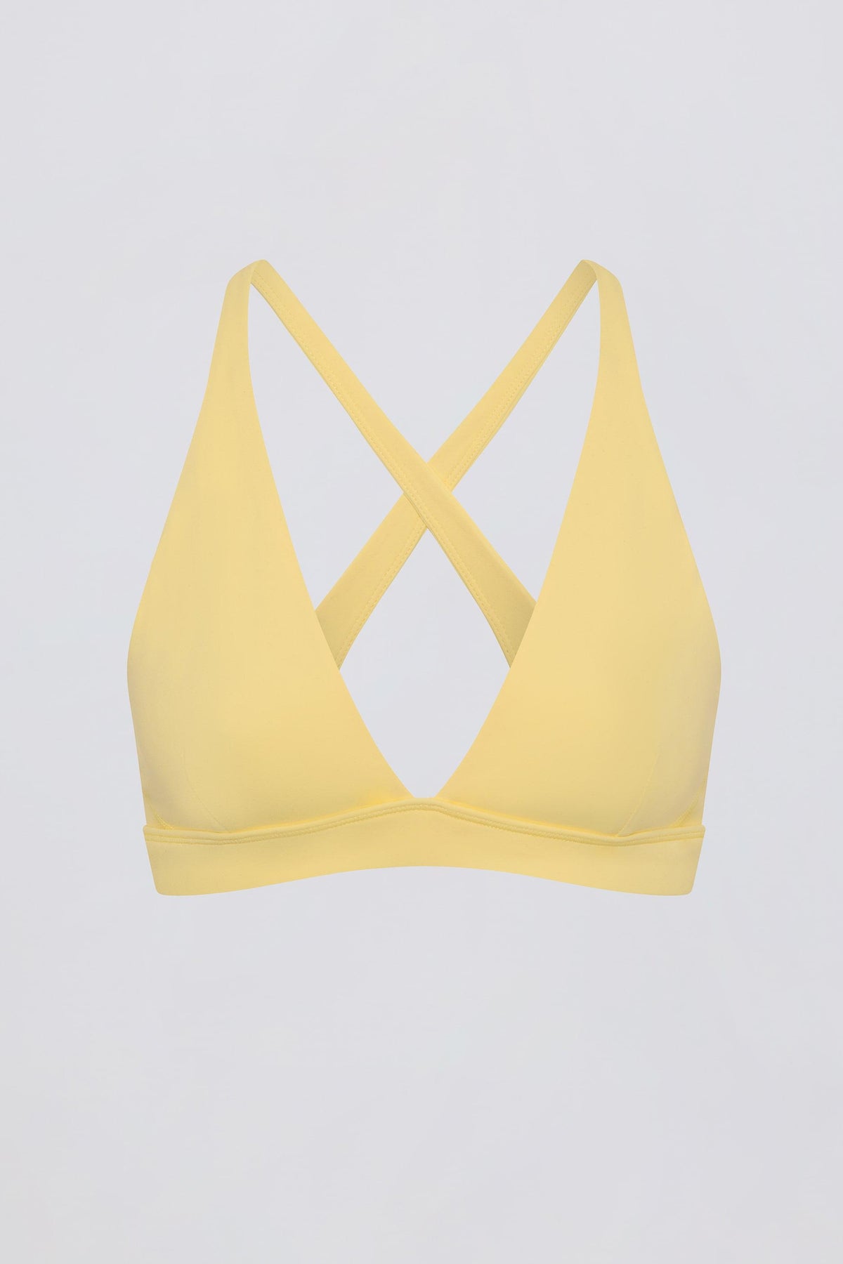 Soft Active Cross-back Sports Bra In Lemon