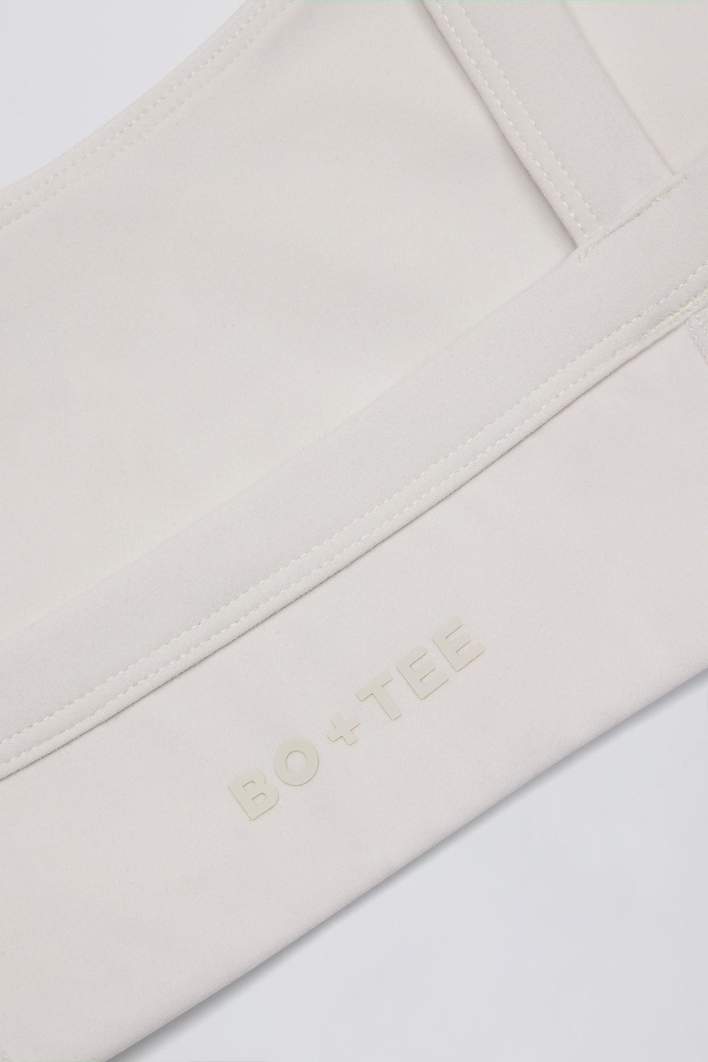 Soft Active Seam-detail Sports Bra In Oat