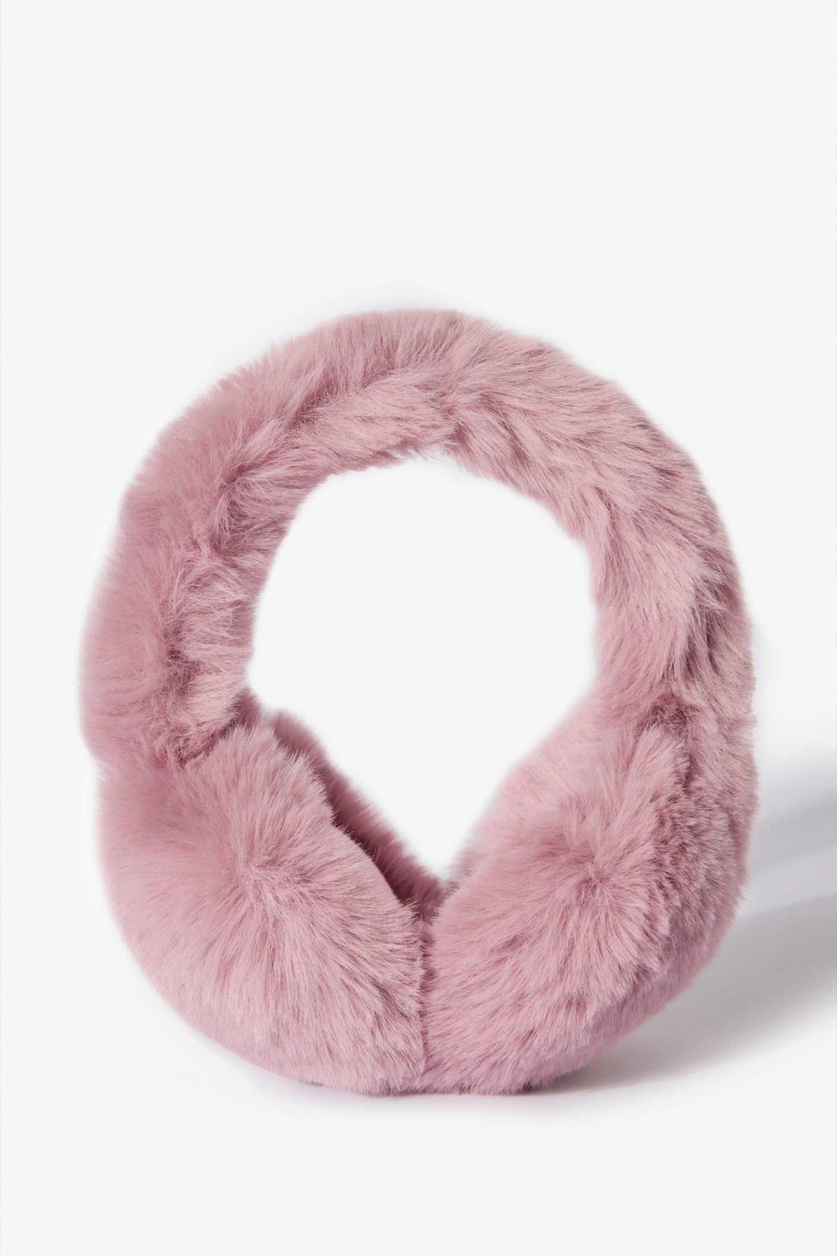 Faux-fur Earmuffs In Powder Pink