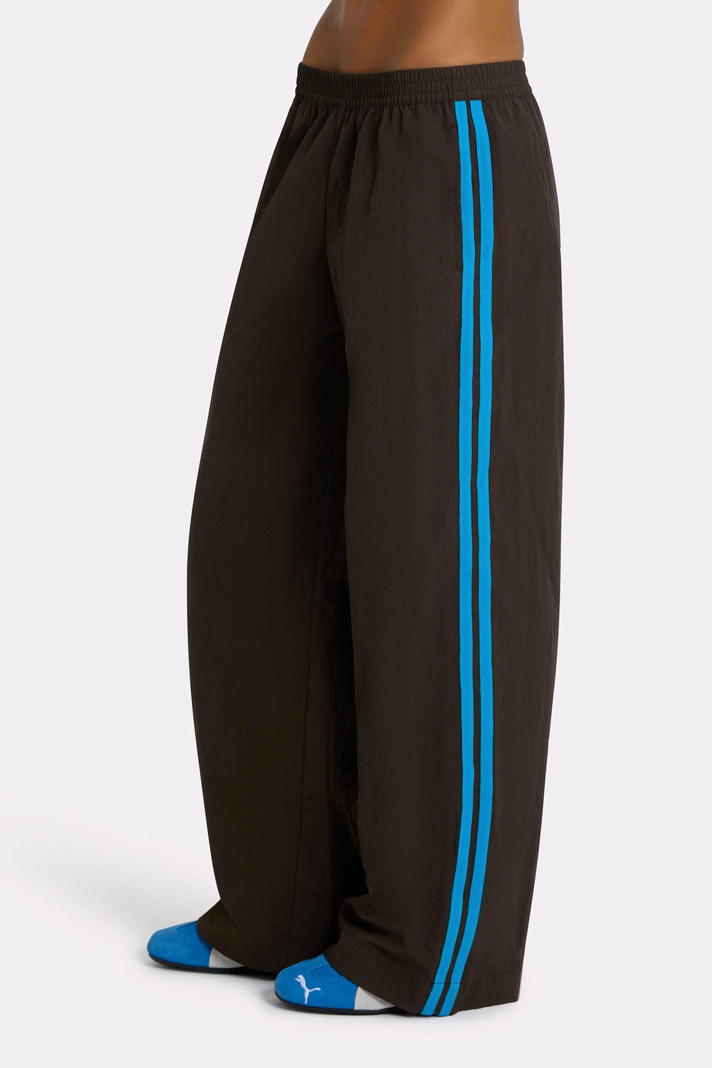 Woven Track Pants In Truffle