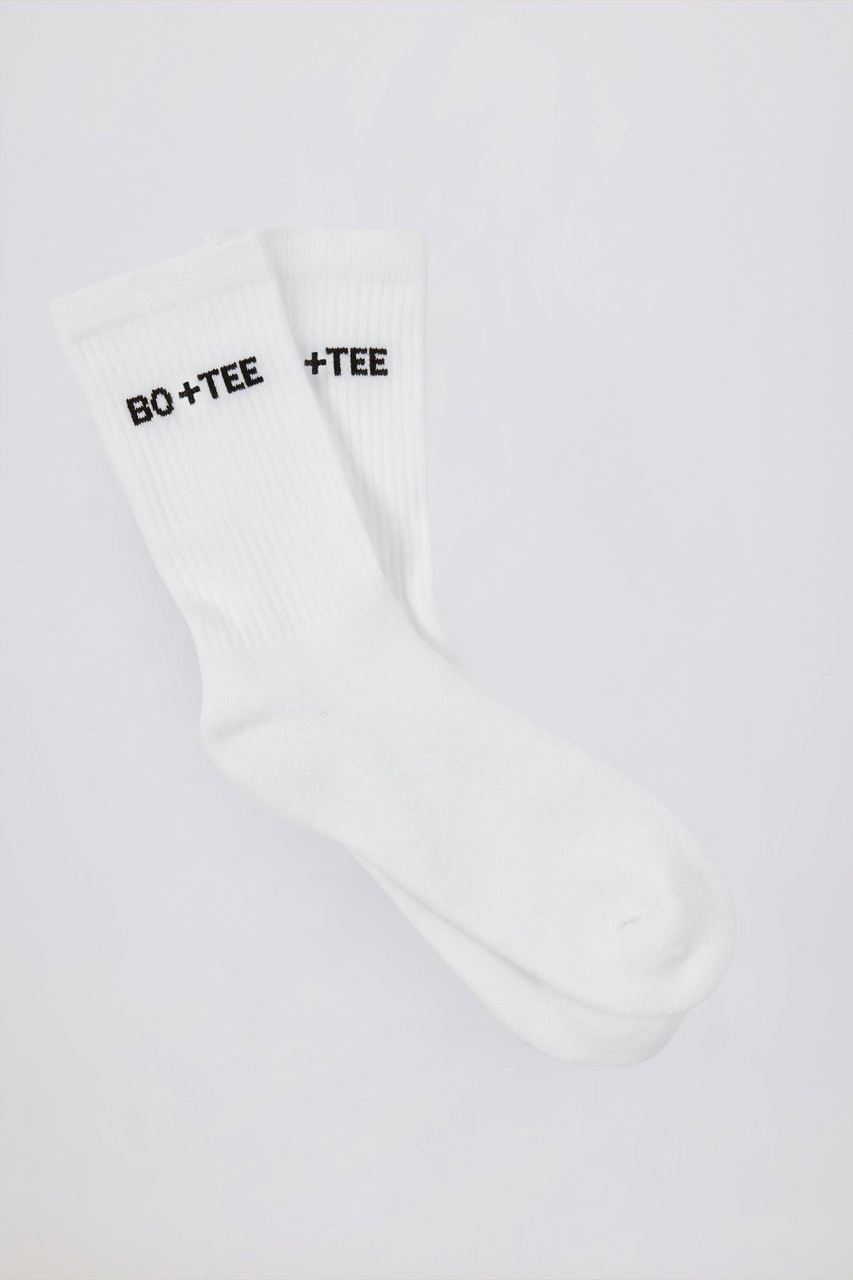 Ribbed Crew Sock Bundle In White
