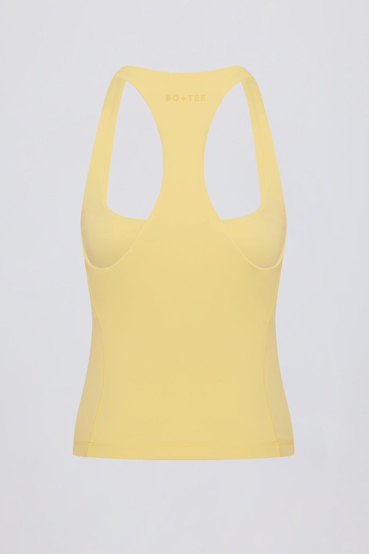 Soft Active Racerback Tank Top In Lemon