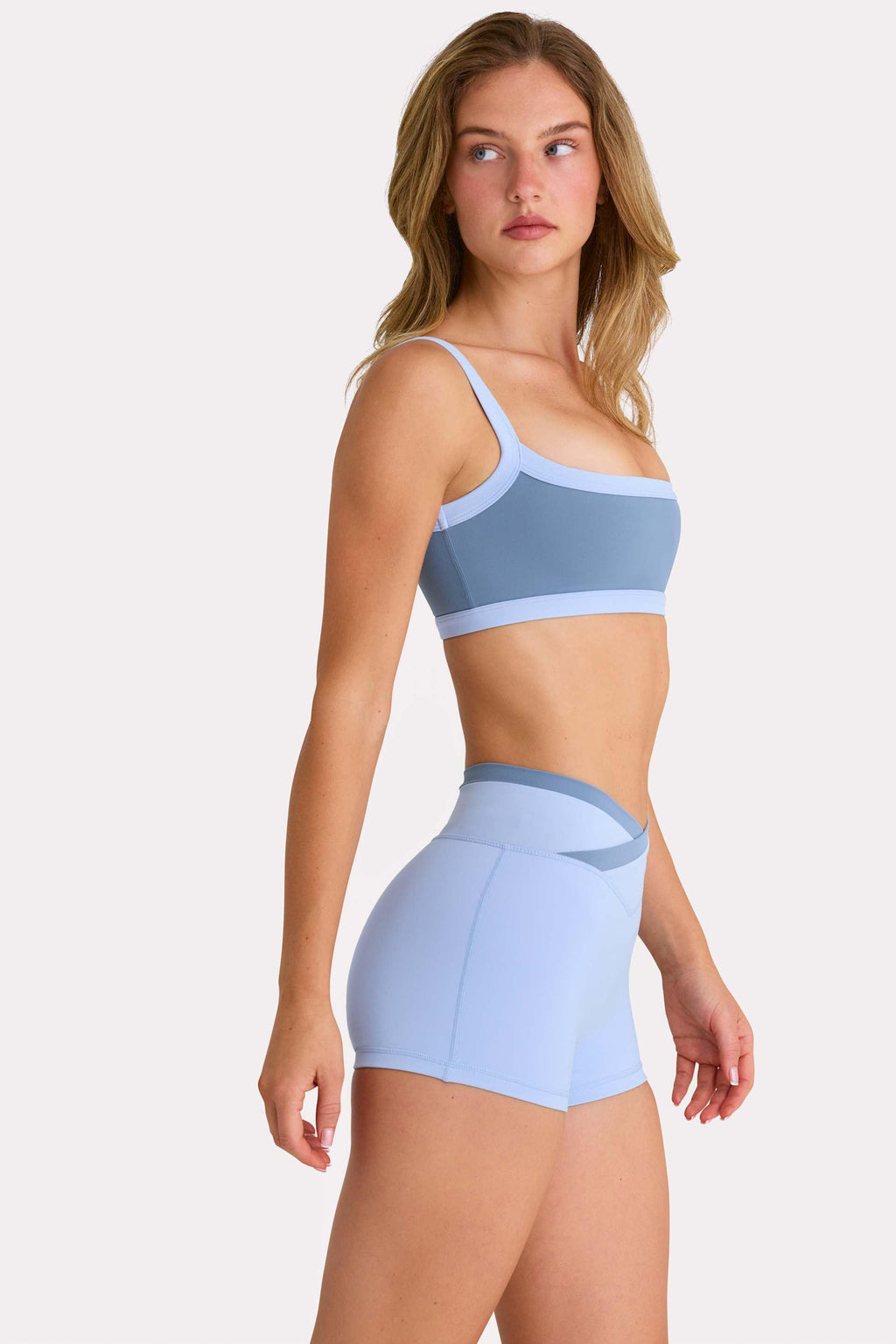 Soft Active Shorts In Sky