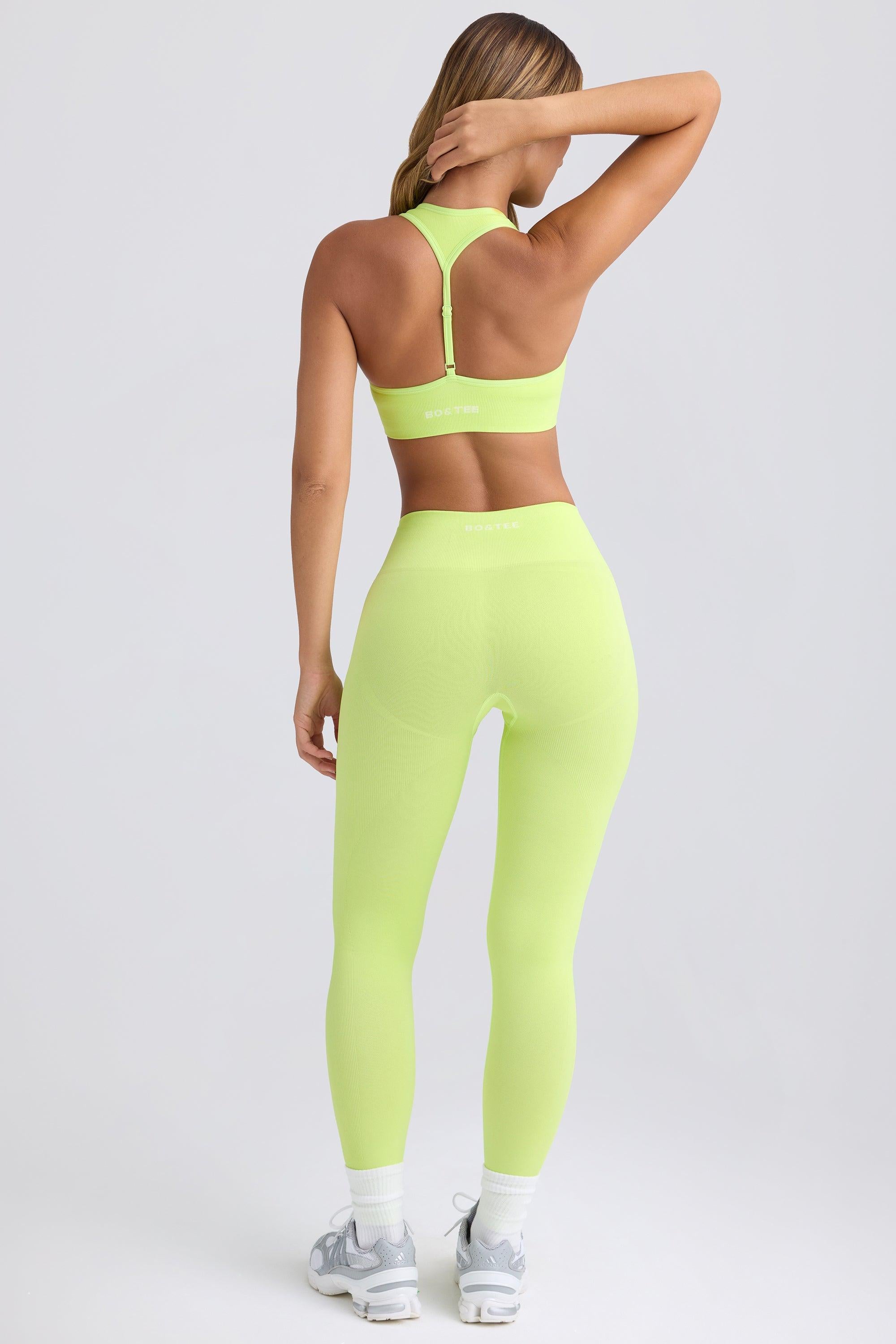 Super Sculpt Seamless Leggings In Key Lime