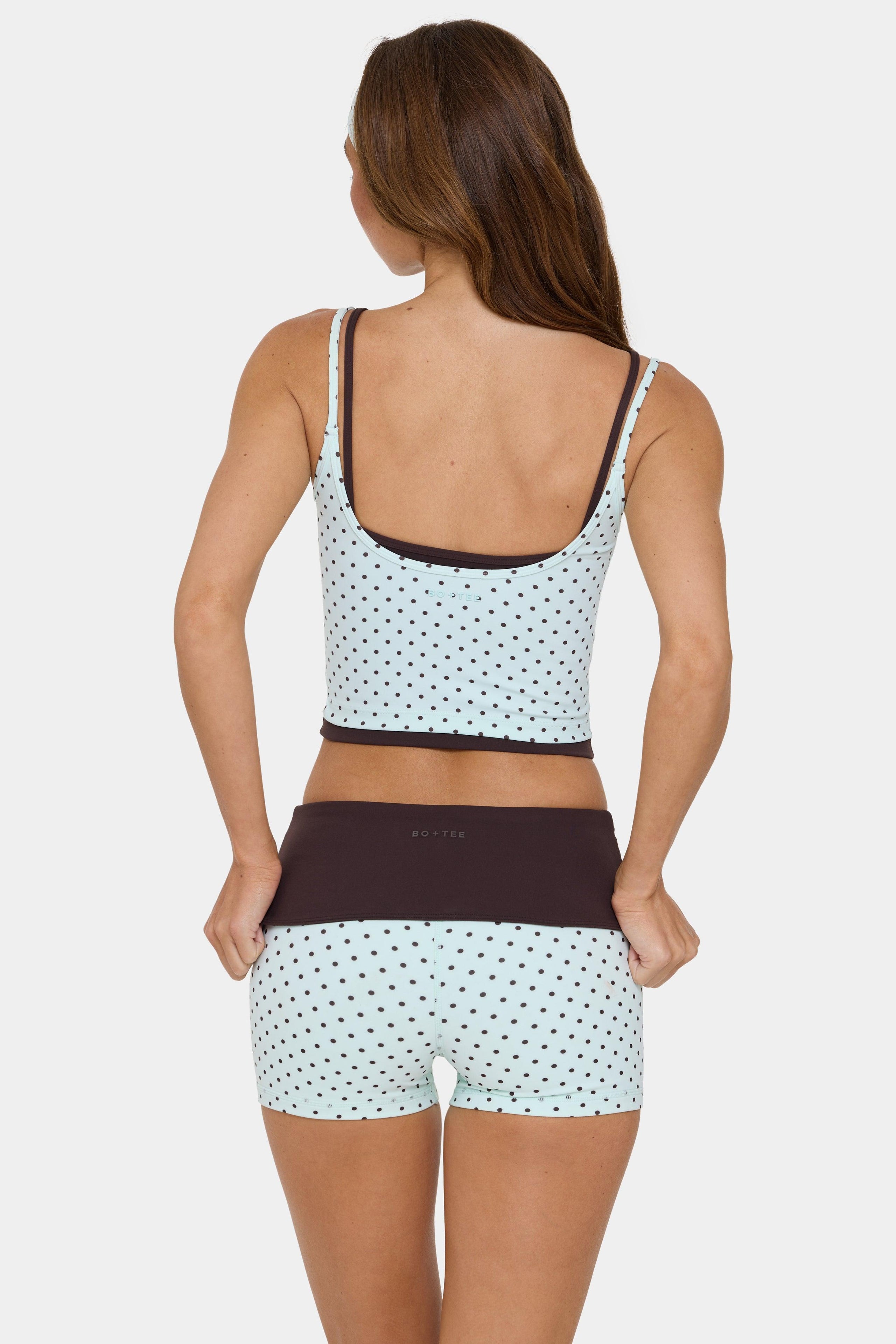 Soft Active Double-layer Tank Top In Mint Chip