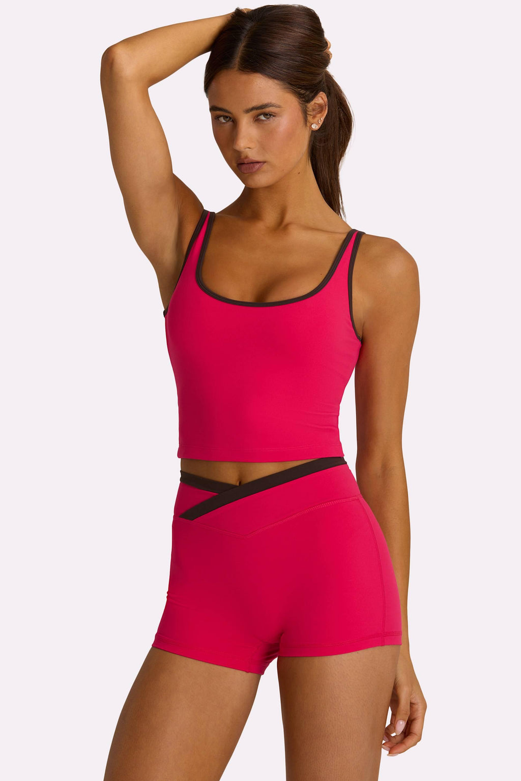 Soft Active Tank Top In Hot Pink