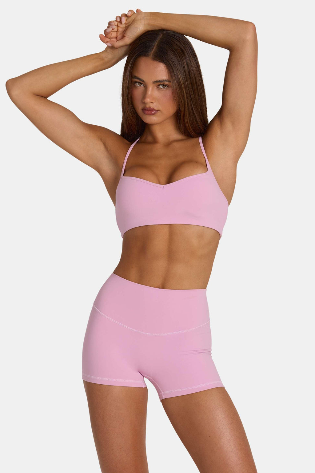 Soft Active Low-impact Sports Bra In Sweet Pink