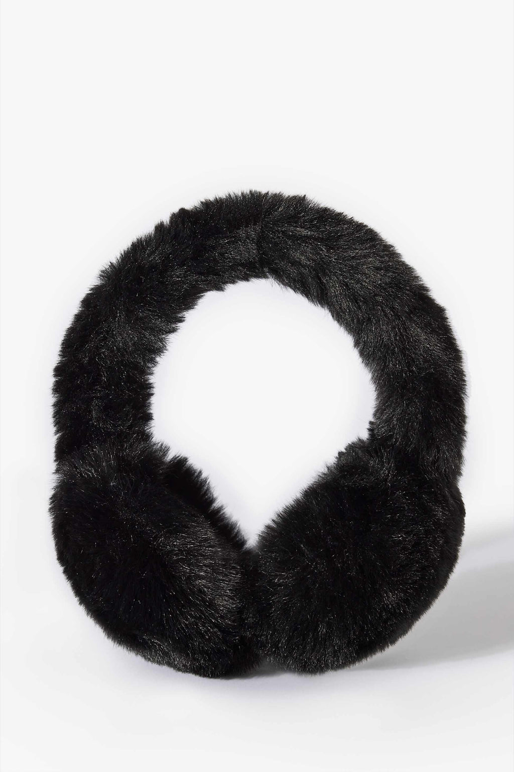 Faux-fur Earmuffs In Black