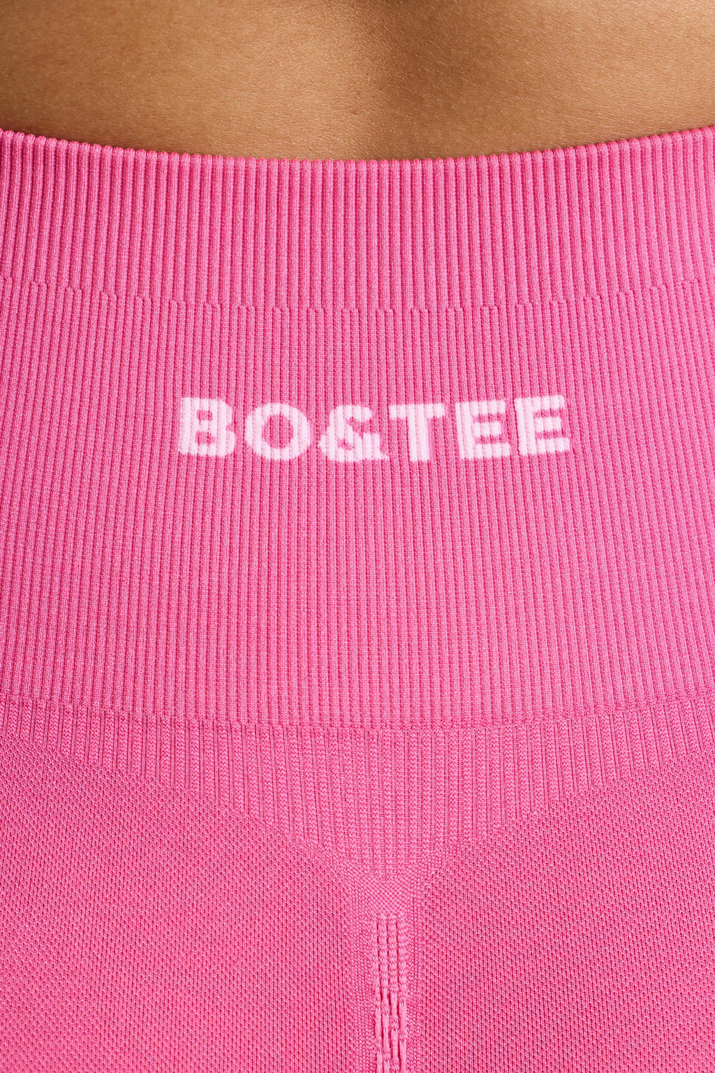 Define Luxe High-waist Mini Shorts In Hot Pink