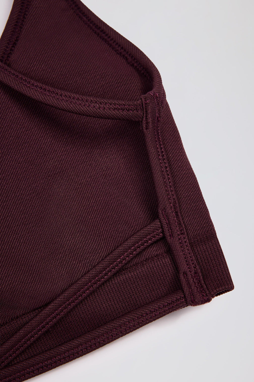 Super Sculpt Seamless Backless Sports Bra In Burgundy