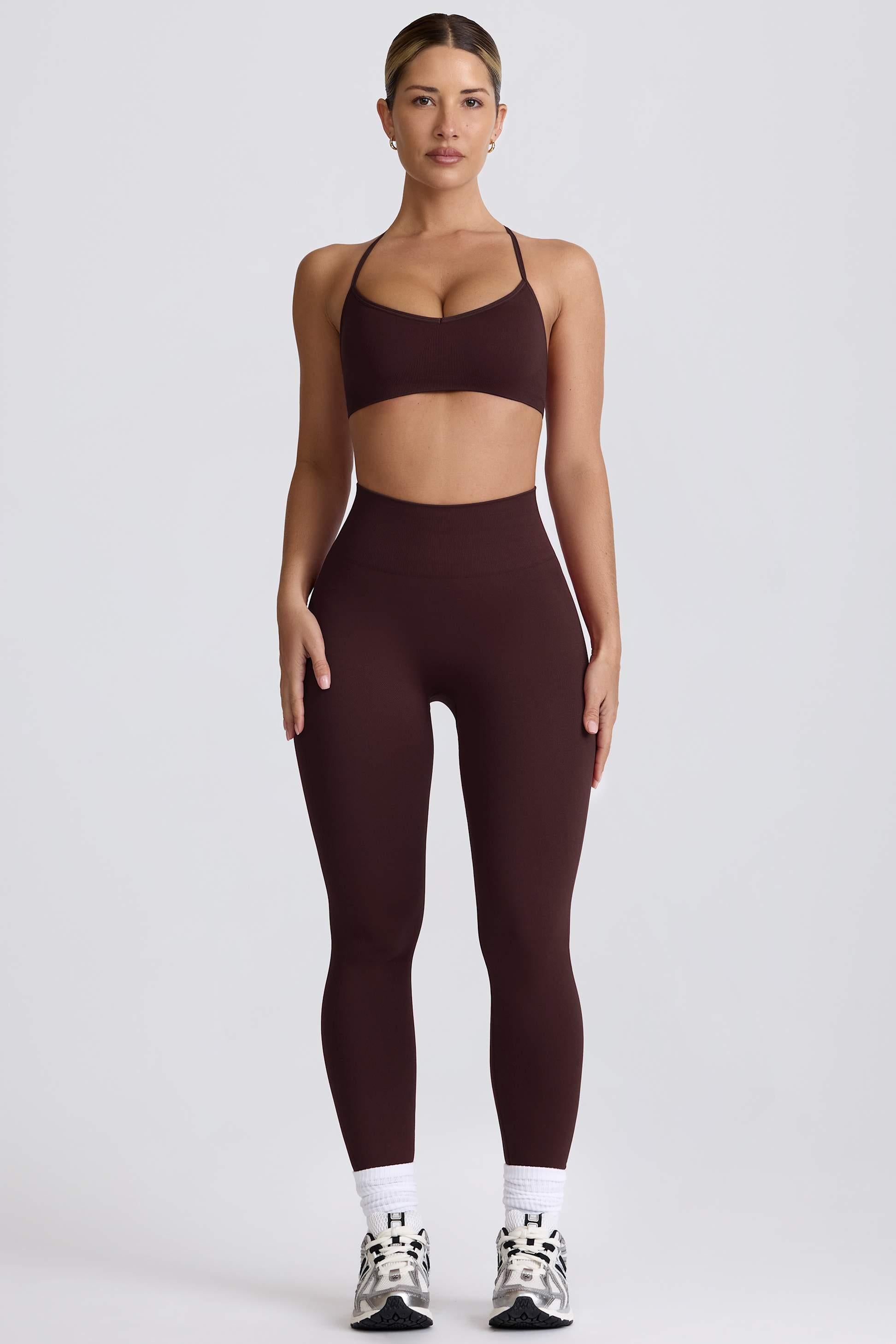 Super Sculpt Seamless Leggings In Chocolate