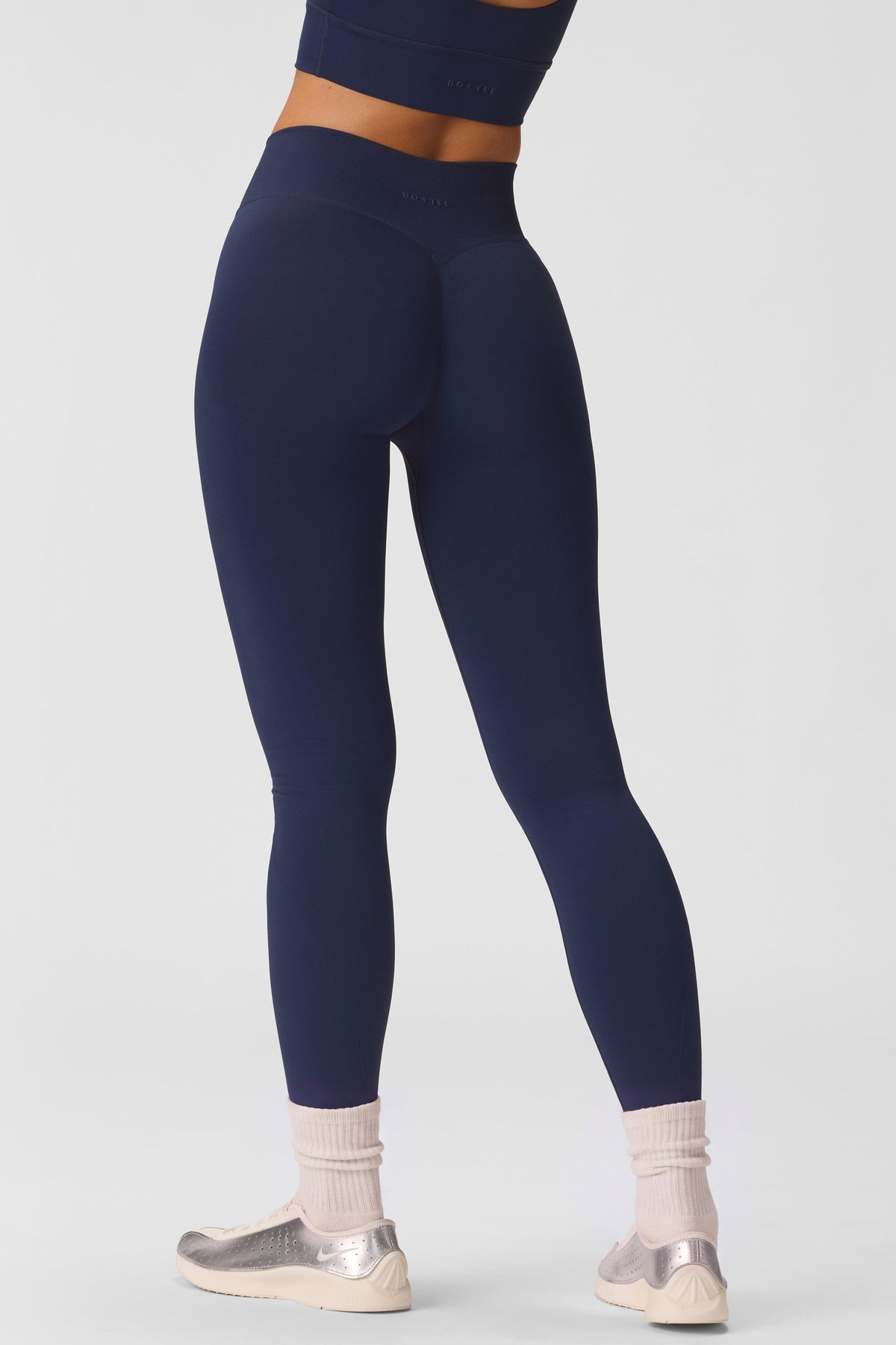 Seamless Full-length Leggings In Midnight Navy