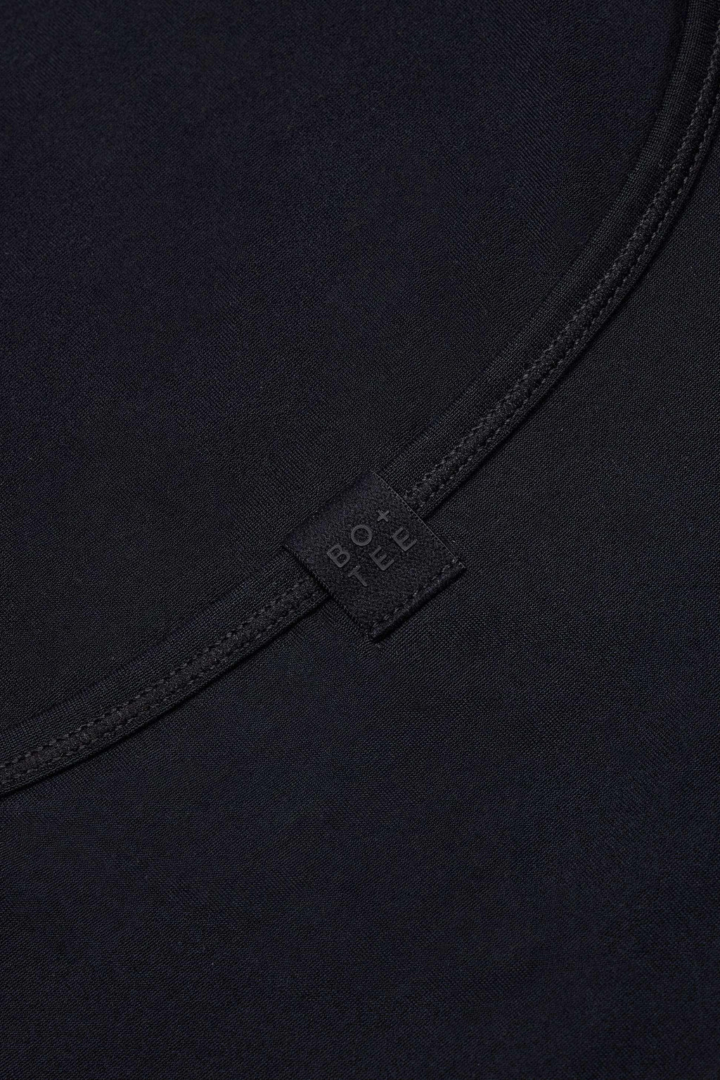 Cross-back Tank Top In Black