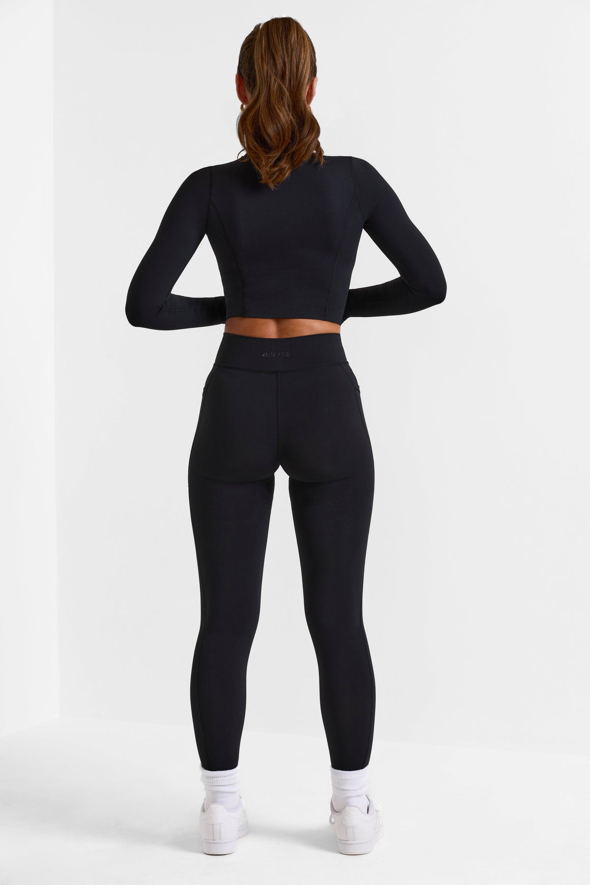 Soft Active Full-length Leggings In Black