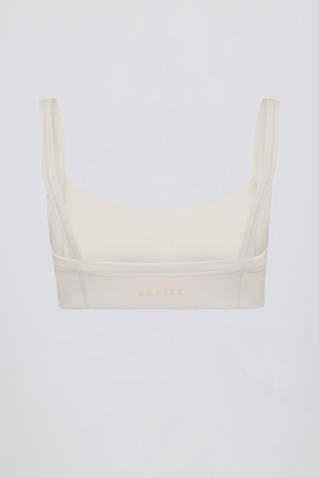 Soft Active Seam-detail Sports Bra In Oat