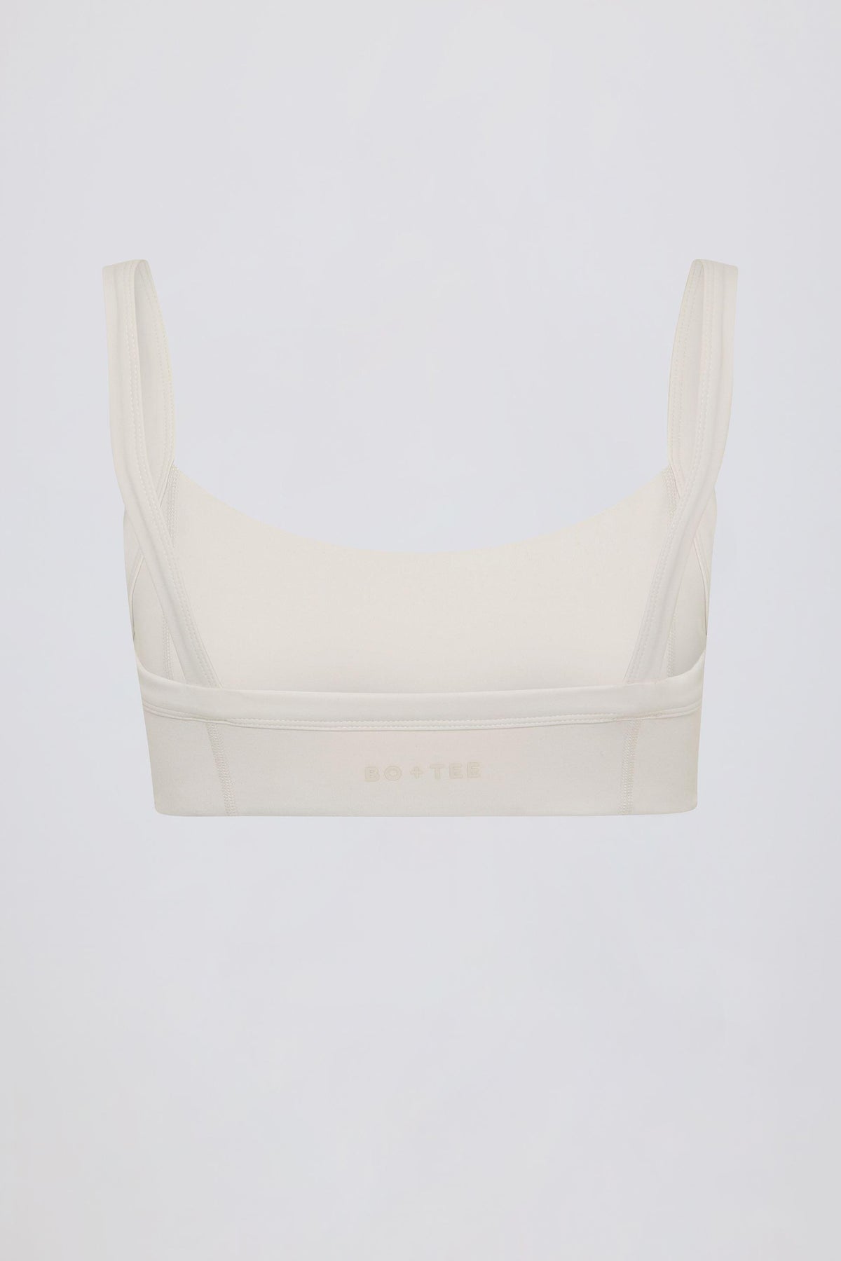 Soft Active Seam-detail Sports Bra In Oat